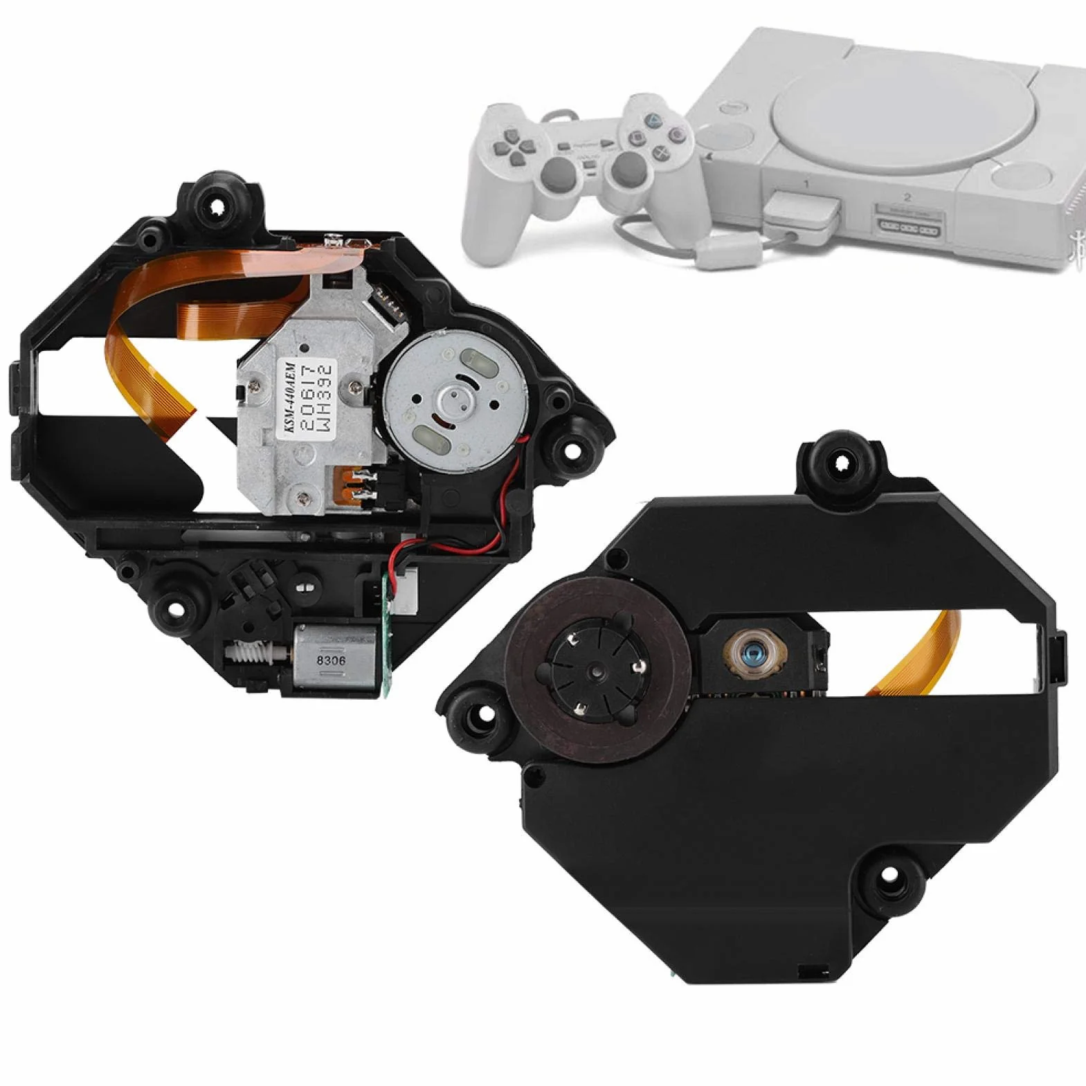 Diyeeni Lente Ottica di Ricambio con Alta precisione e accuratezza, Compatibile con Console di Gioco PS1 KSM-440AEM