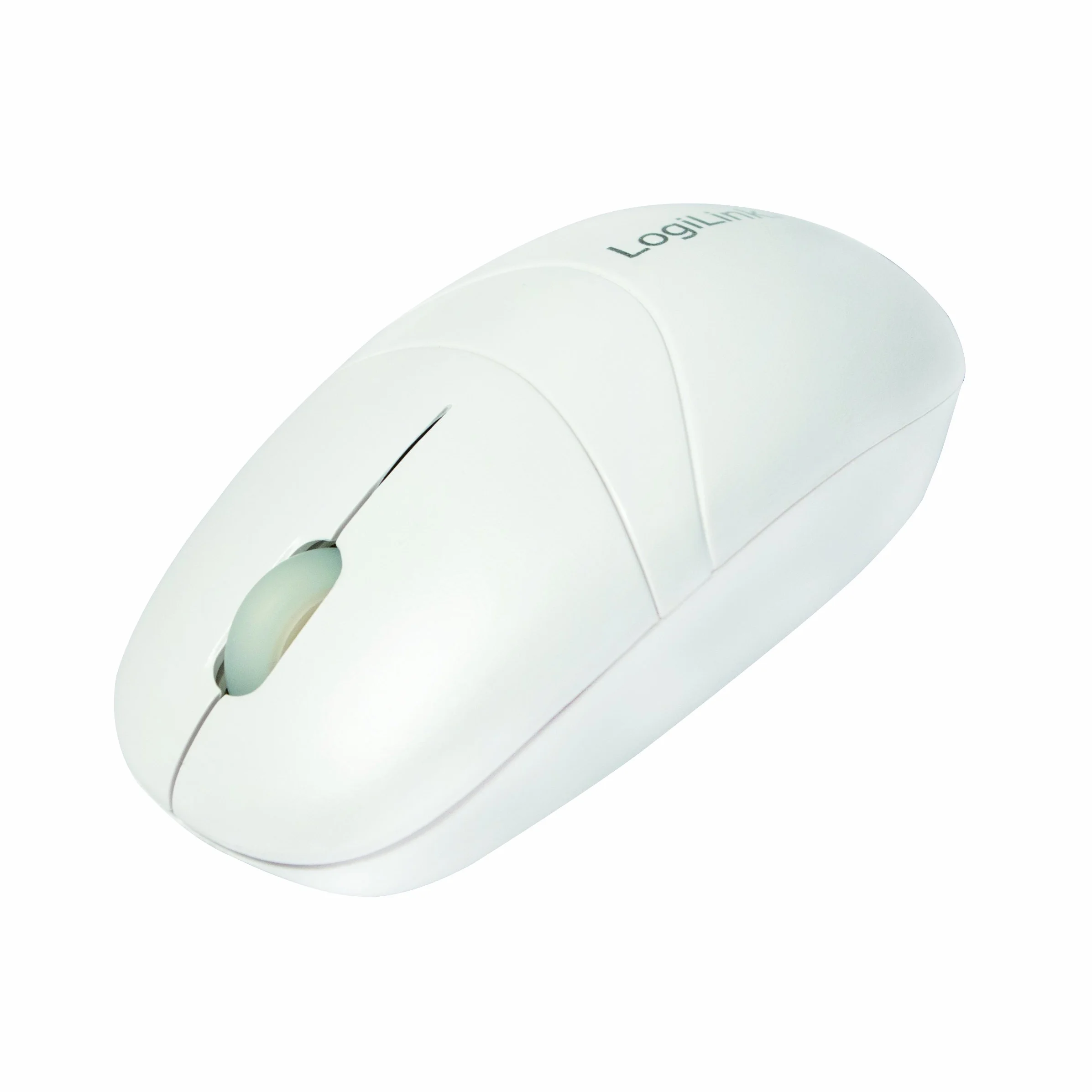 LogiLink ID0104W - Set tastiera/mouse wireless, 2,4 GHz, tastiera 103 tasti (+13 tasti di scelta rapida) - mouse (sensore ottico) con 3 pulsanti, connessione auto, bianco