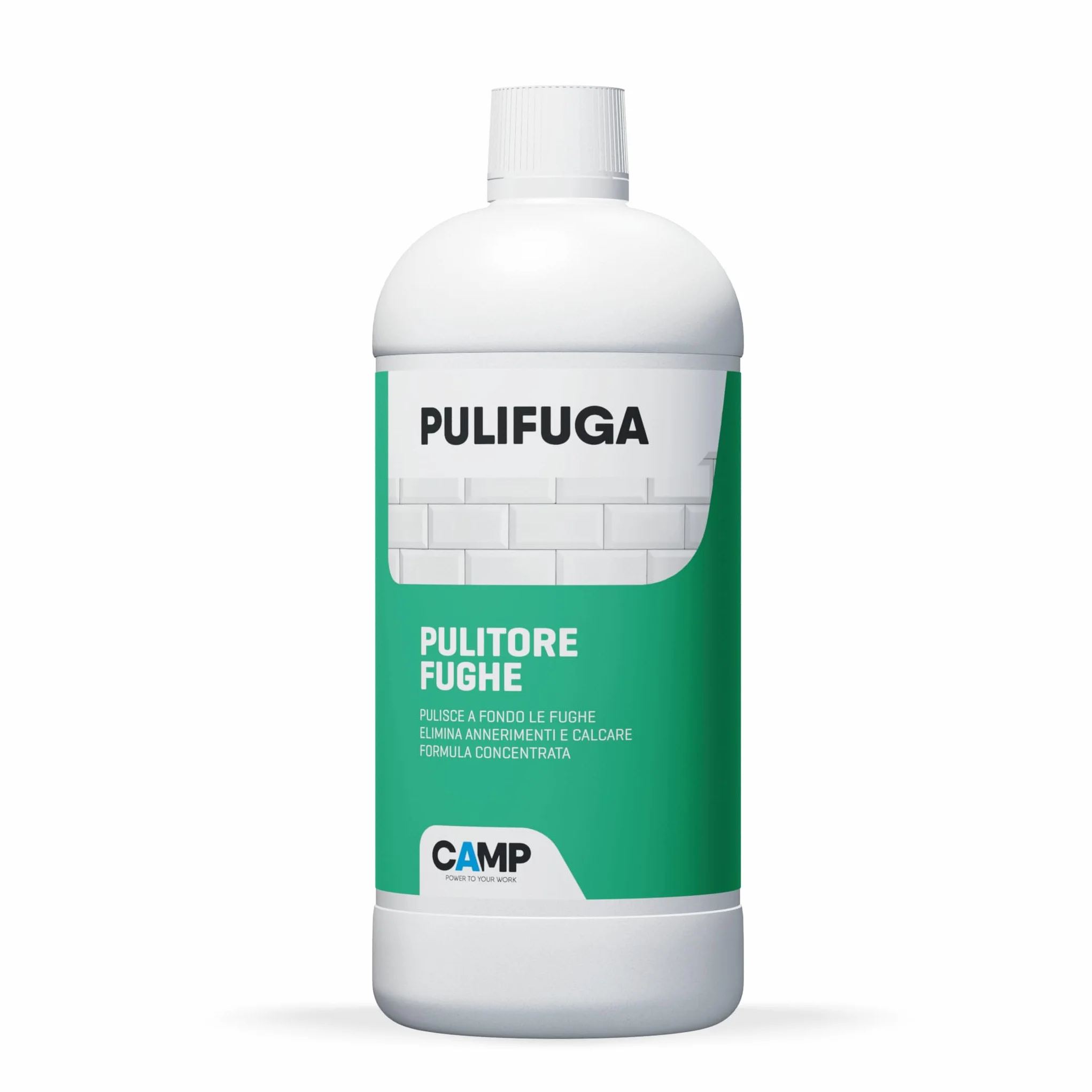 CAMP Pulifuga 1L - Pulisci Fughe Pavimenti e Piastrelle, Soluzione Liquida Concentrata Made in Italy