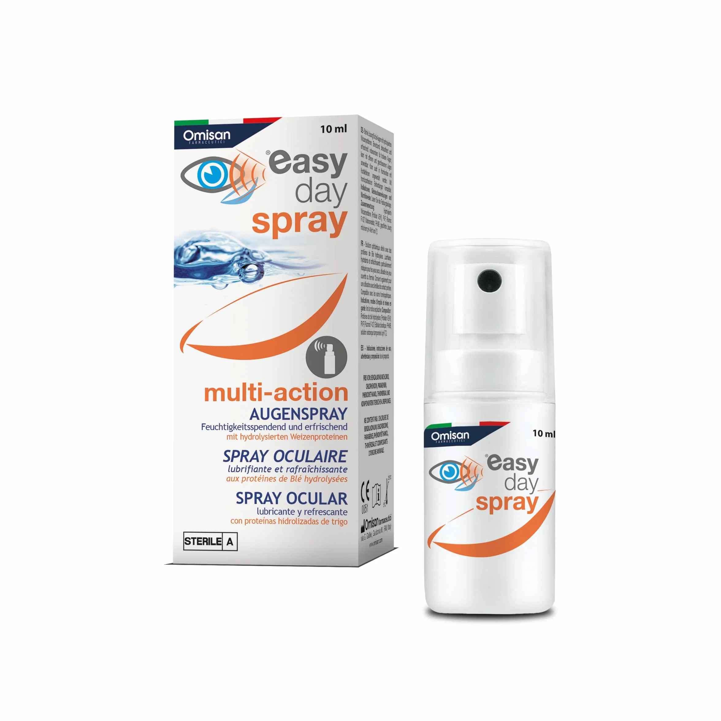 Spray Oculare Bianco 10 Millilitri Multi-Action