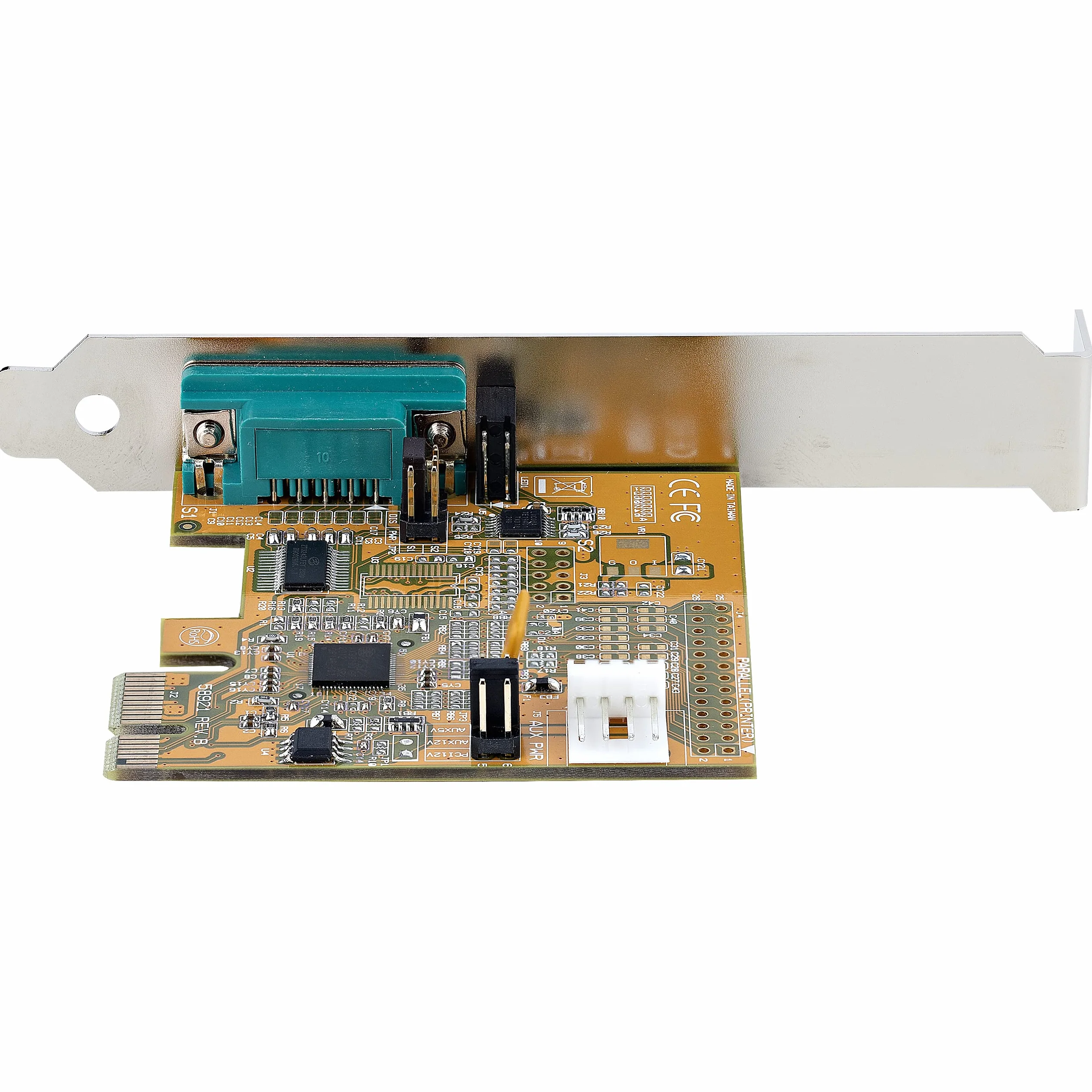 StarTech.com Scheda seriale PCI Express a 1 porta; Scheda di interfaccia seriale da PCIe a RS232 (DB9), Scheda PCIe con 16C1050 UART con ritenzione COM, Windows e Linux (11050-PC-SERIAL-CARD)