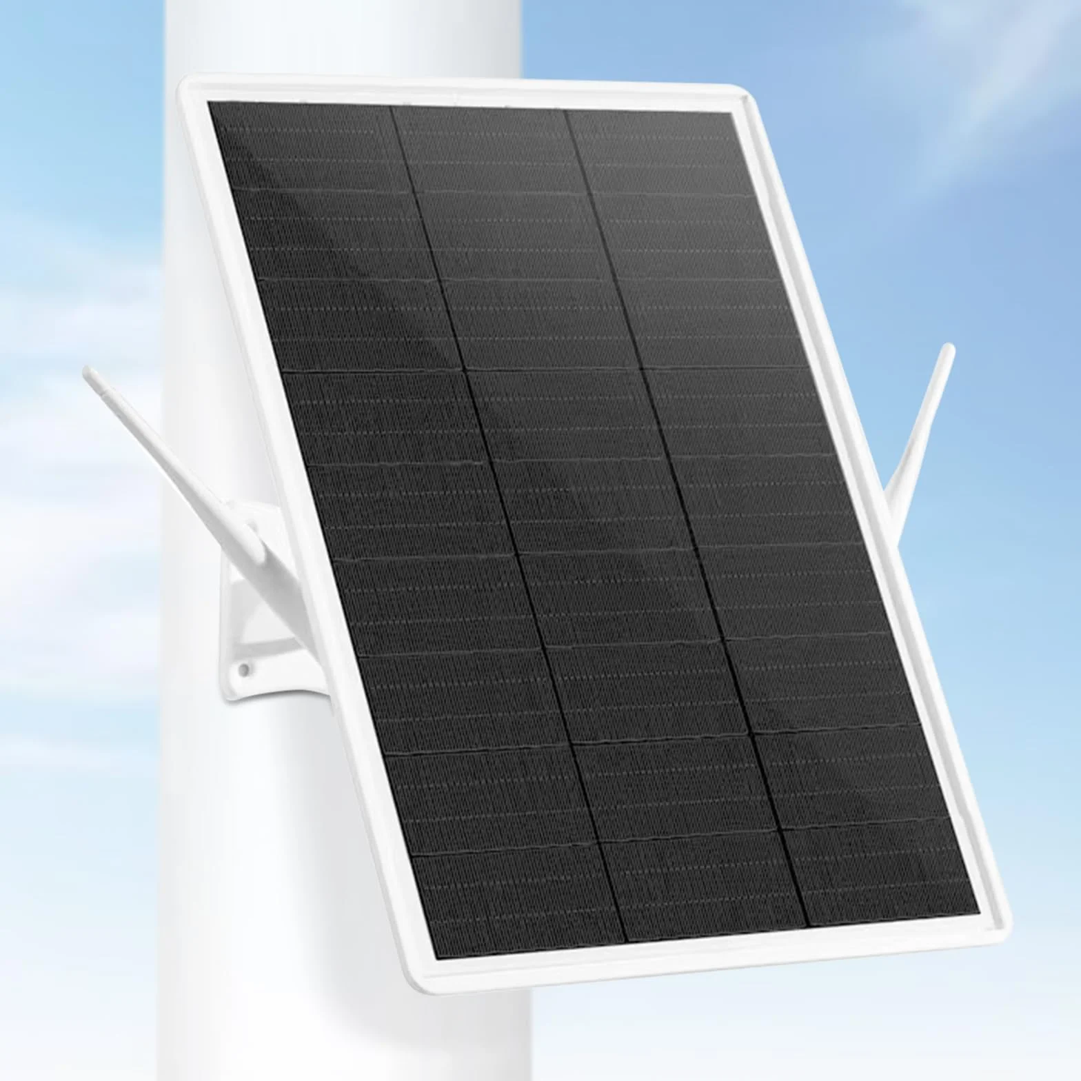 Ripetitore WLAN per esterni, batteria solare, Wi-Fi Booster WiFi Range Extender portata fino a 100 m, ripetitore WiFi da 2,4 GHz con 300 Mbit/s, punto di accesso WiFi compatibile con dispositivi da