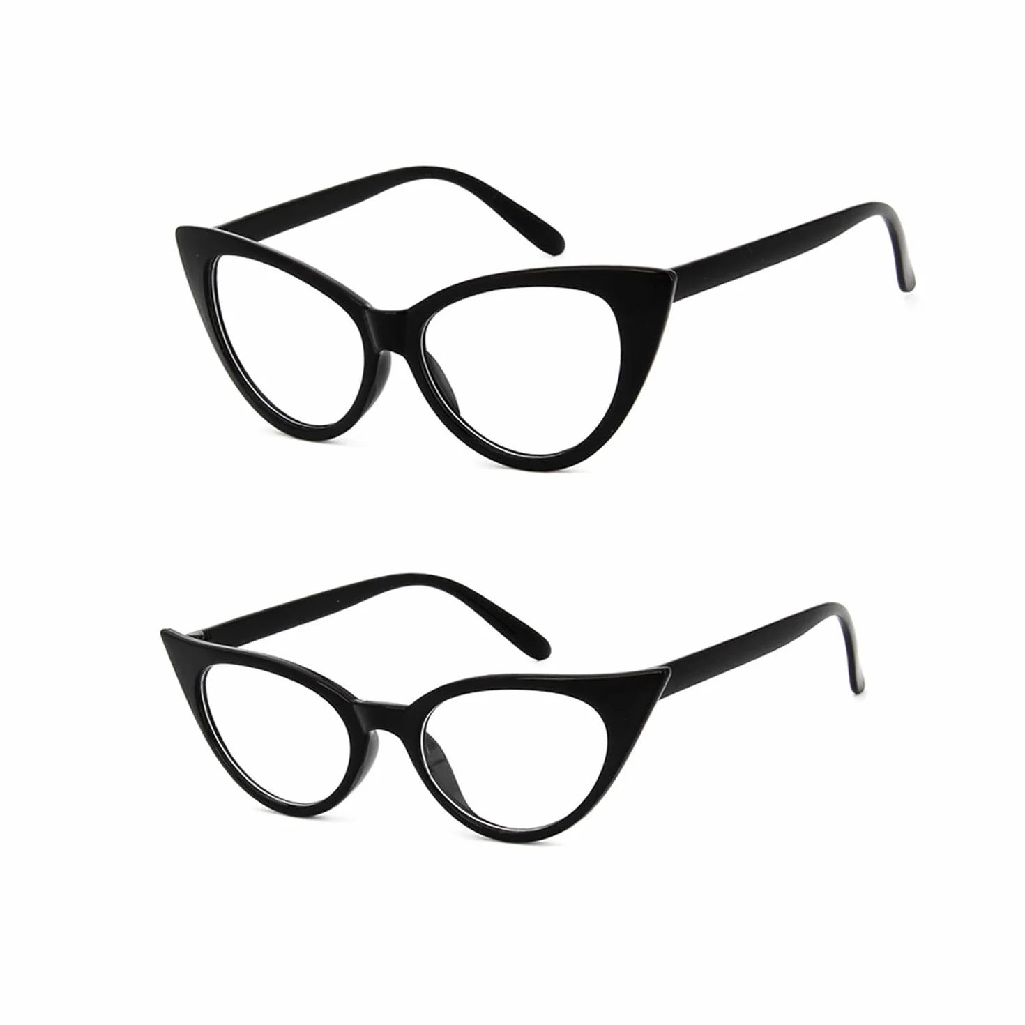 Occhiali da Cat-Eye Grandi e Piccoli Personalizzati Donna Feste