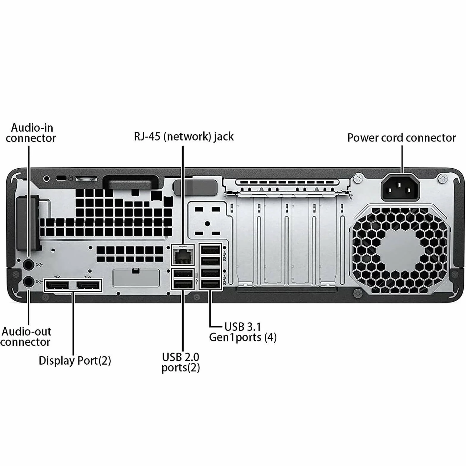 HP EliteDesk 800 G4 SFF Desktop PC Intel i7-8700 16GB RAM 512GB SSD Windows 11 Pro