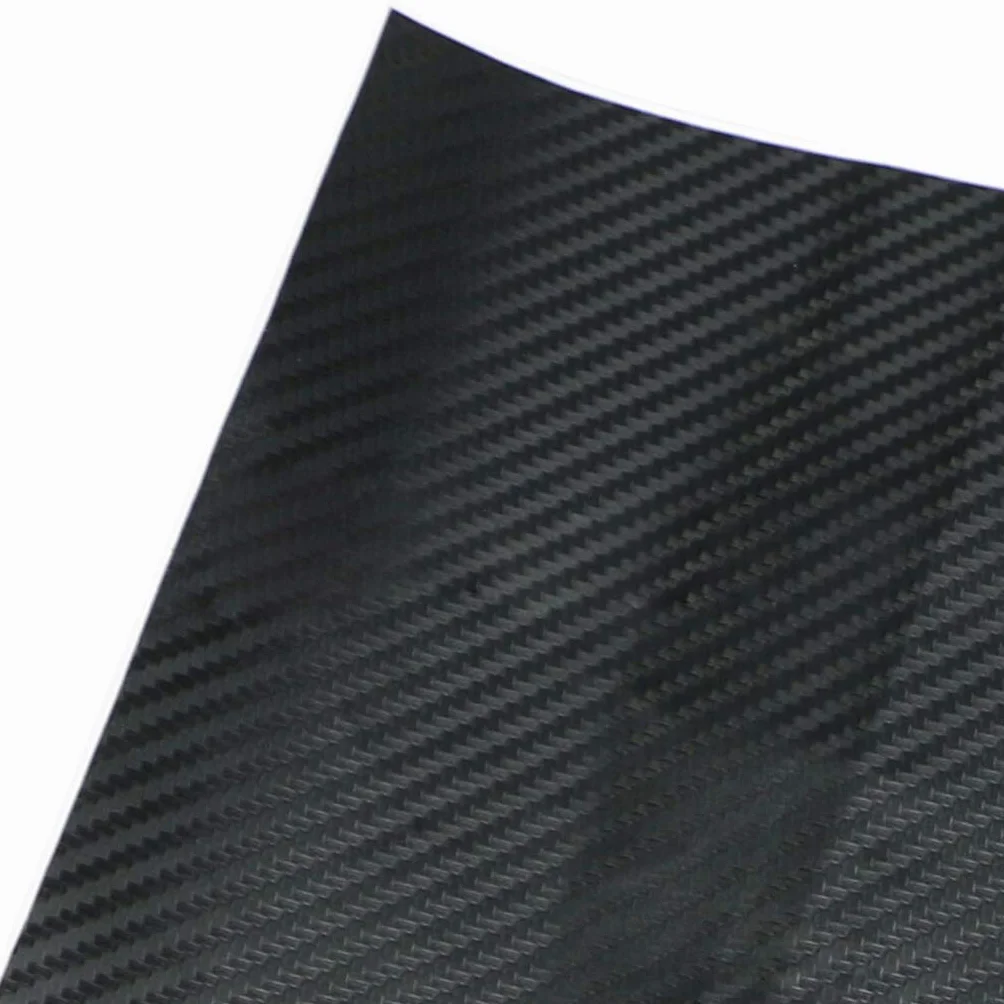 Universale Adesivo 3D Fibra di Carbonio Pellicola Durevole Notebook Decalcomania Nero Buona Vista 17 Pollici PC Laptop