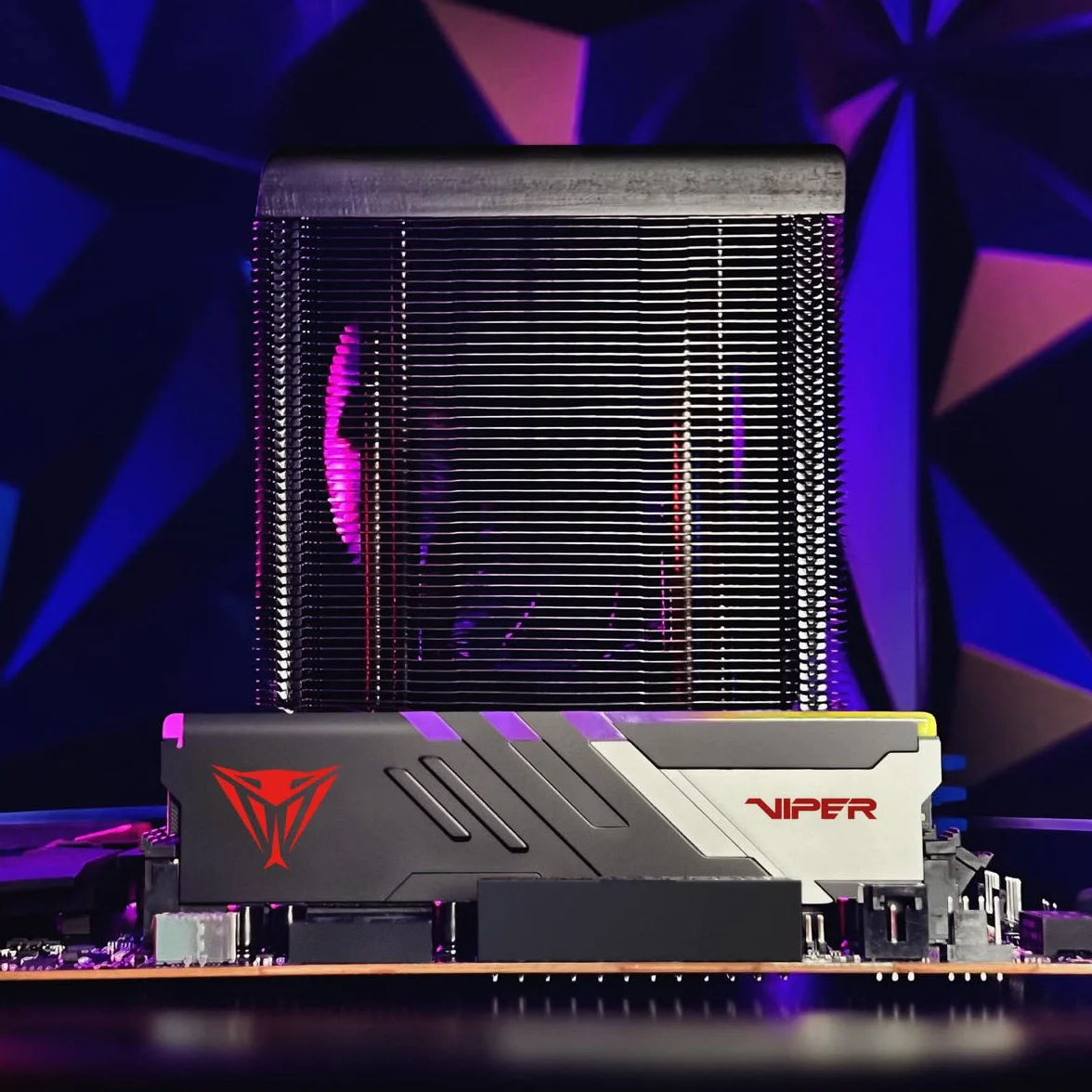 Patriot Viper Venom RGB DDR5 RAM 32GB (2X16GB) 6000MT/s CL30 UDIMM Desktop Gaming Memory Kit - PVVR532G600C30K