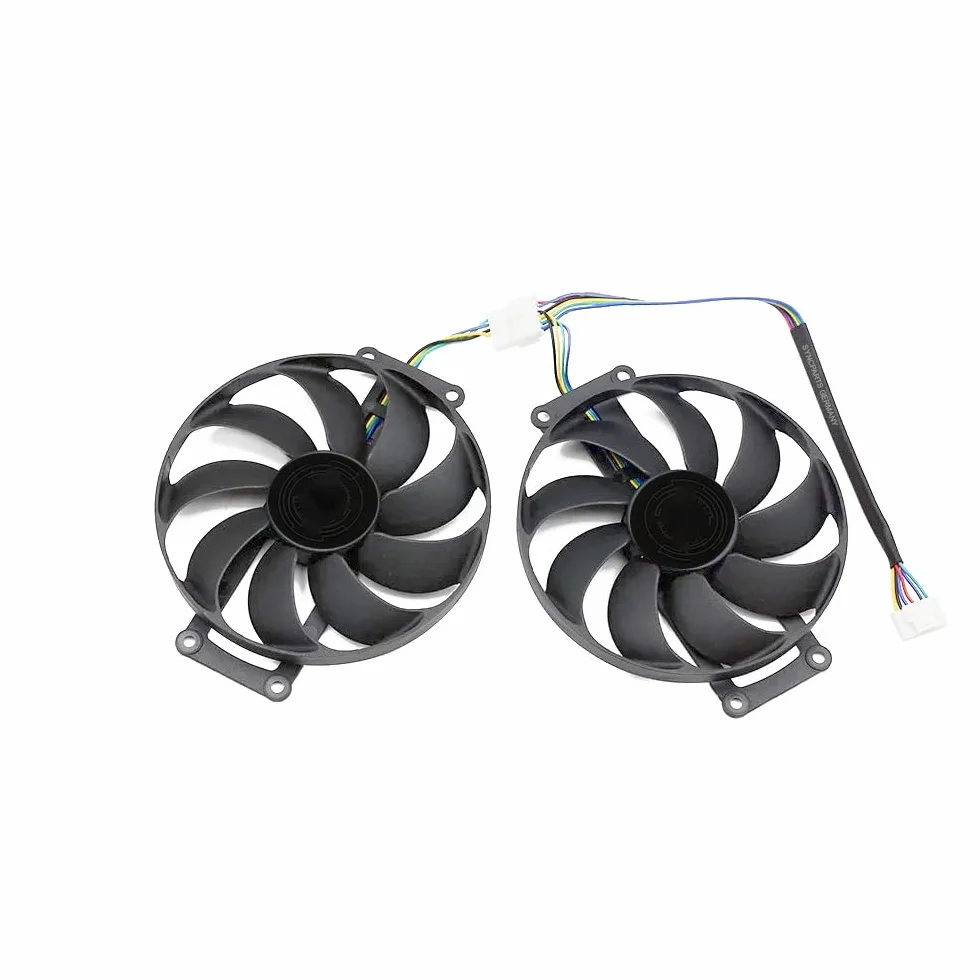 Ventola grafica per ASUS Dual RTX 2070 EVO V2, RTX 1660 EVO, ASUS Dual GeForce RTX 2060 SUPER EVO V2, 87 mm, set da 2