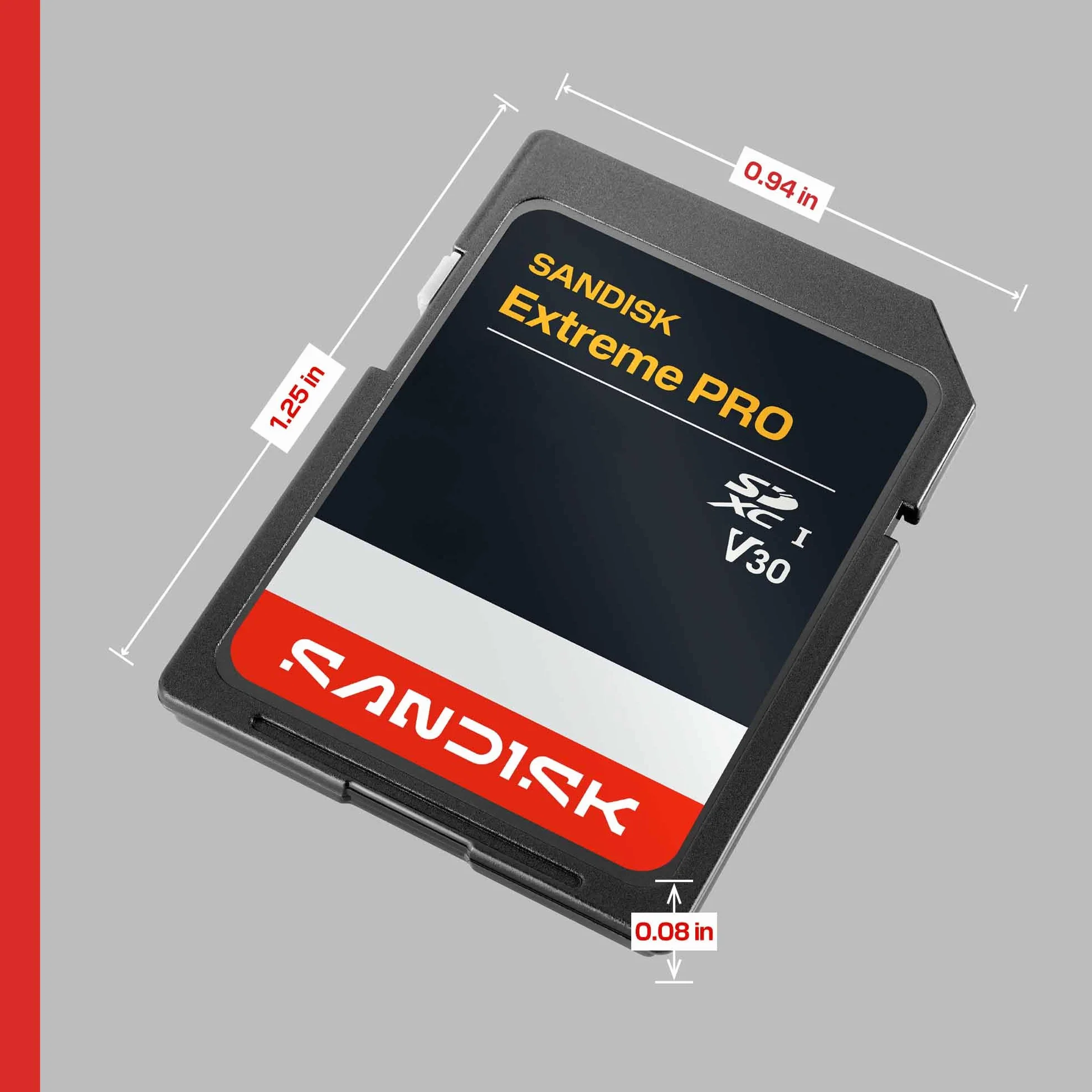SANDISK Extreme PRO Scheda SD UHS-I da 128 GB (velocità di lettura fino a 250 MB/s e velocità di scrittura fino a 120 MB/s, video in 4K UHD, U3, V30) Memory Zone App