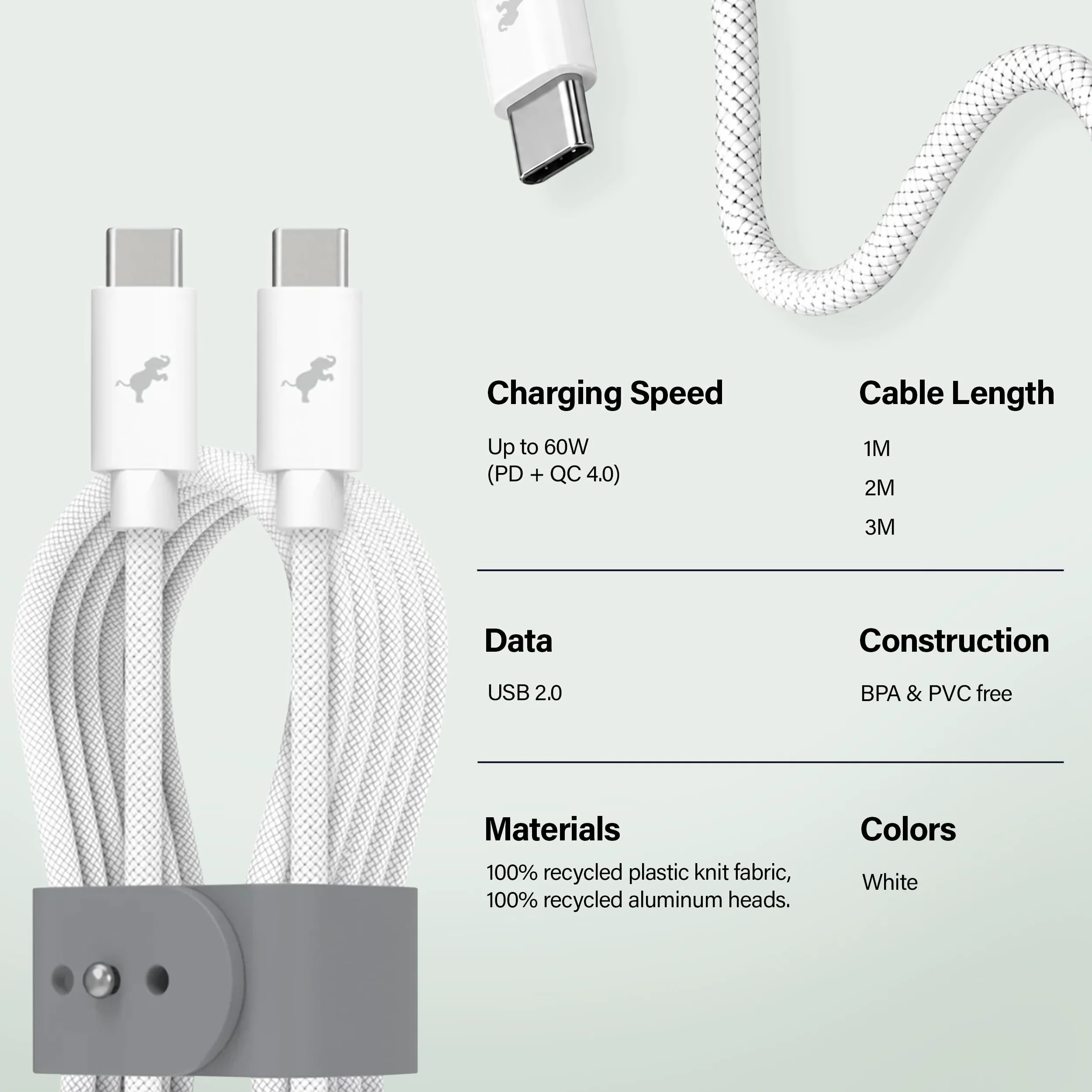 Nimble PowerKnit USB-C a USB-C