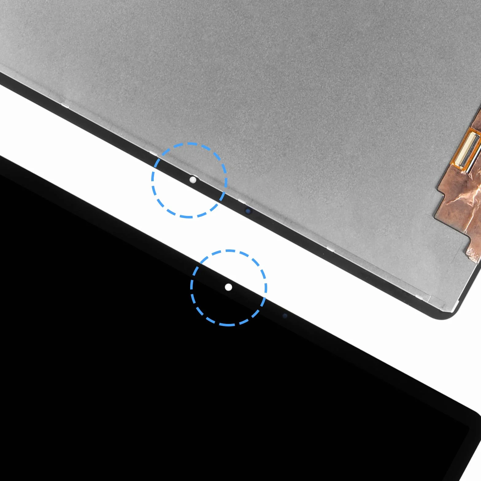 Schermo LCD per Galaxy Tab S7 LCD Display per Samsung Tab S7 SM-T870 SM-T875 SM-T876B 11 Pollici Schermo di Ricambio Digitizer Touchscreen Assembly con Kit Riparazione (Nero, Senza Impronte)