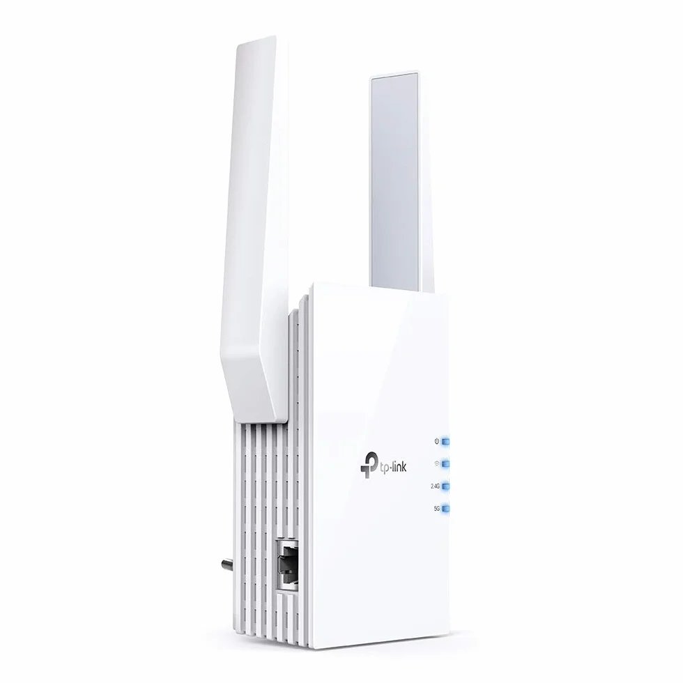 TP-Link RE605X Ripetitore Mesh WiFi 6 AX1800Mbps, 2 Antenne Esterne, Amplificatore WiFi Extender, 1 Porta Gigabit Ultraveloce, Amplificatore Segnale, Easymesh, Beamforming