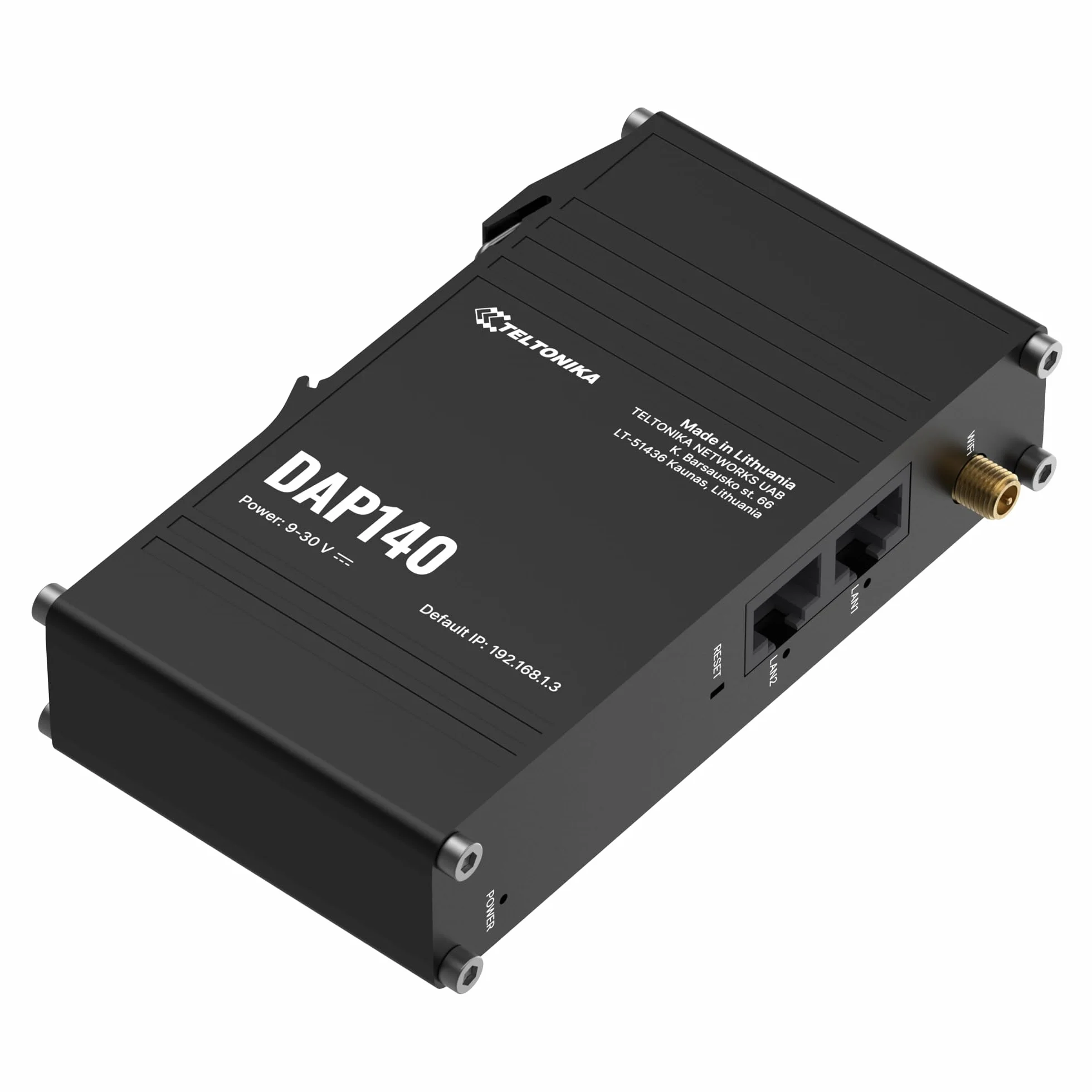Teltonika DAP140 300 Mbit/s Nero Supporto Power over Ethernet [PoE] (Teltonika DAP140 - tr?dl?s forbindelse)