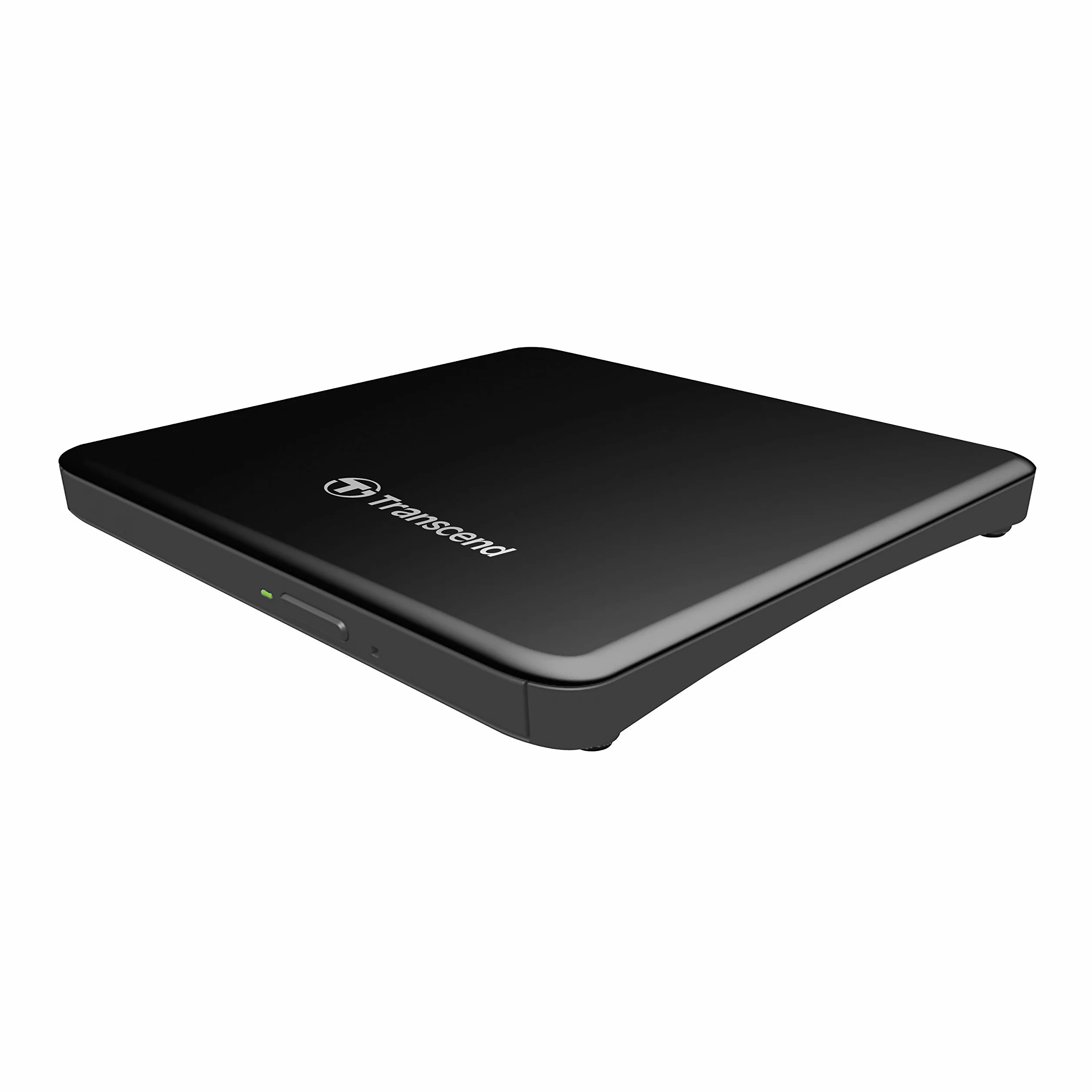 Transcend Masterizzatore e Lettore Dvd Esterno Portatile Ultrasottile | Usb 2.0, Nero | TS8XDVDS-K