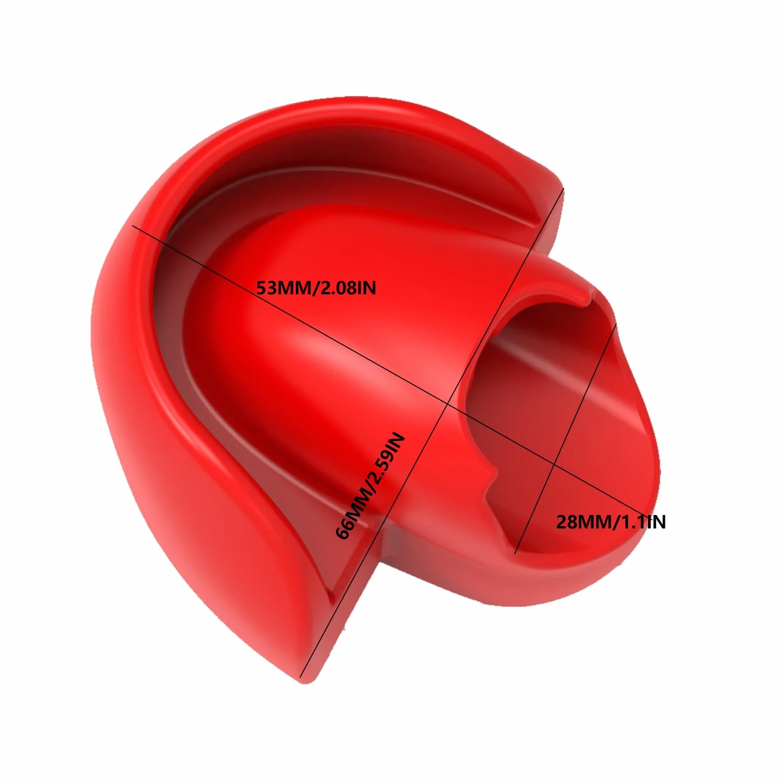 Gag Ball Silicone BDSM Bondage Giocattolo Sessuale Bocca Divaricatore per Coppie (Red)