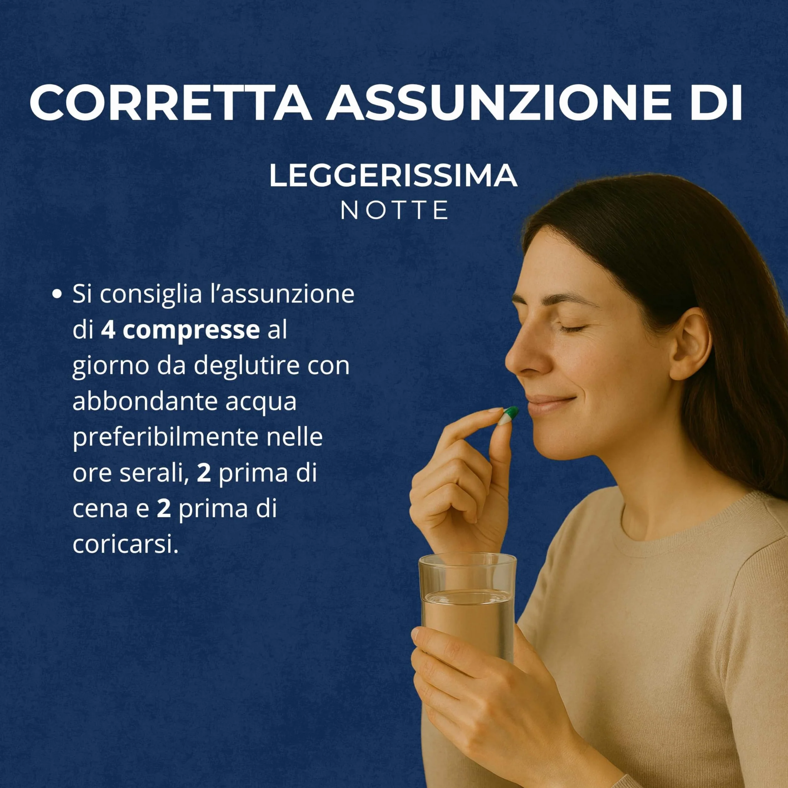 Leggerissima Notte Integratore Alimentare Notturno Capsule Supporto Controllo Peso Benessere Notturno Griffonia Fieno Greco Mate 60 Capsule