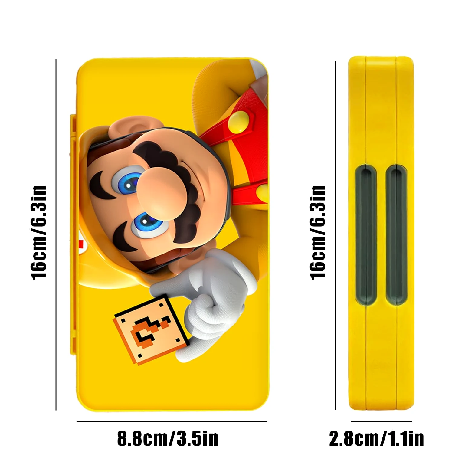 doepeBAE Switch - Custodia per carte da gioco compatibile con Nintendo Switch, porta carte da gioco, nuova custodia protettiva sottile portatile con 48 slot per schede da gioco e 48 slot per schede TF