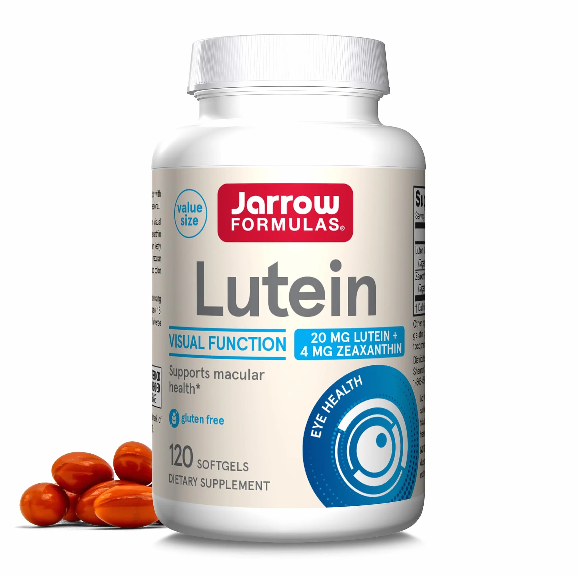 Jarrow Formulas Lutein 20mg - 120 softgels