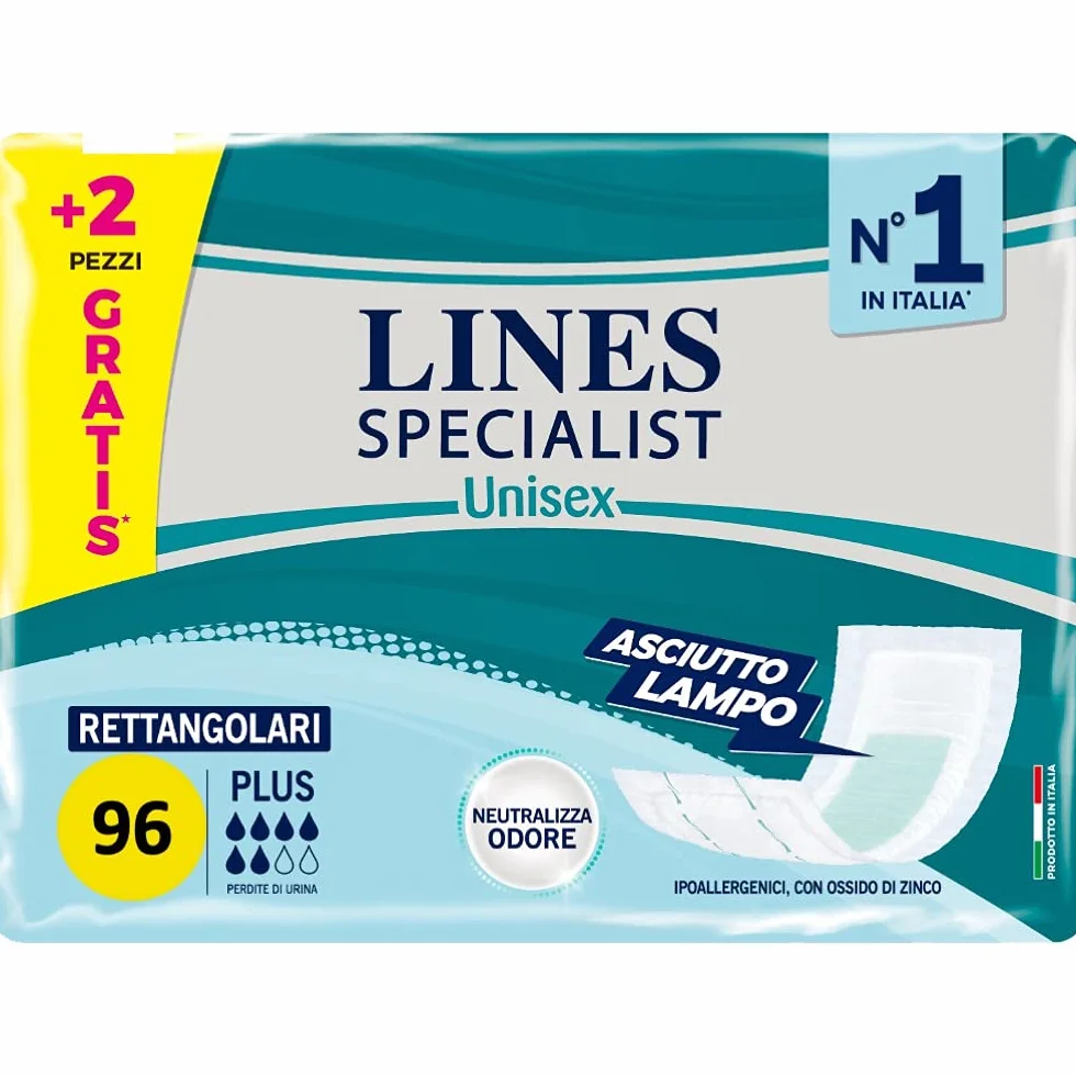 Lines Specialist Rettangolare, 96 Pezzi, 800 g