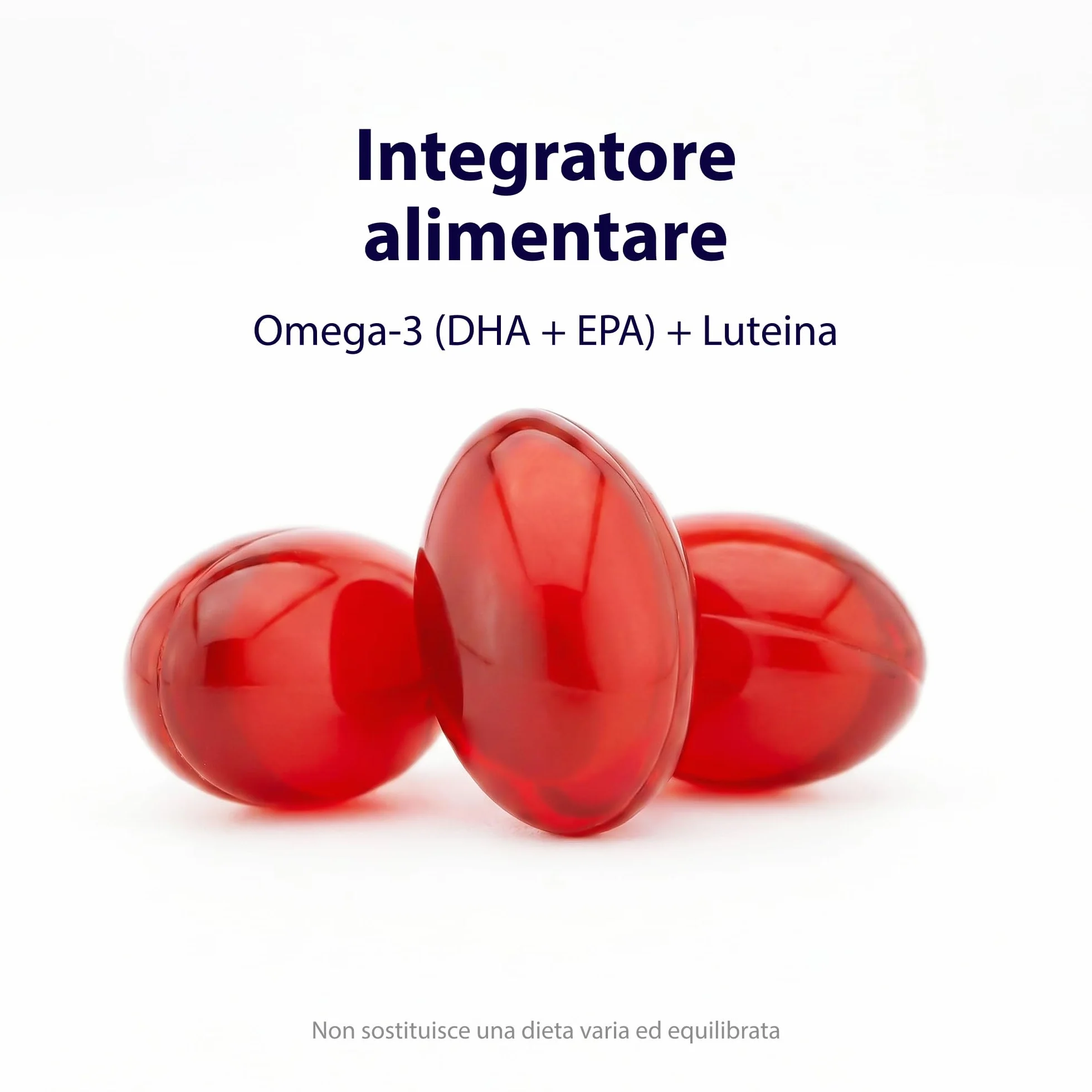 VISION Suplemento para el Cuidado de la Visión con Omega 3 y Luteína, 300 mg DHA - 30 Cápsulas Blandas