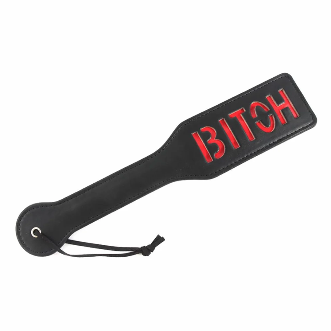 SM Paddle in Pelle, Accessorio Bondage & SM, Paddle Spanking, Frusta in Pelle, Paddle Flogger Cosplay Giocattolo Erotico per Coppie