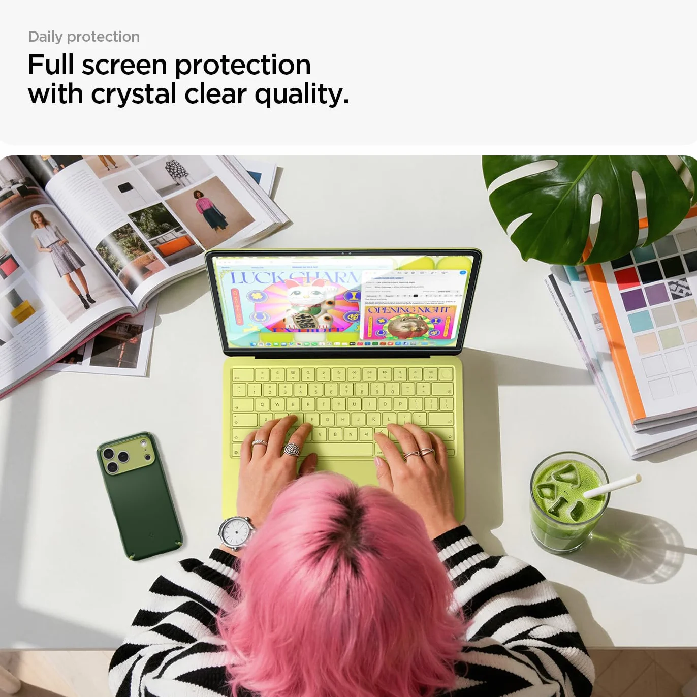 Spigen Glas.tR Slim Vetro Temperato Compatibile con MacBook Neo 13 Pollici, Copertura Totale, 9H Protezione Schermo