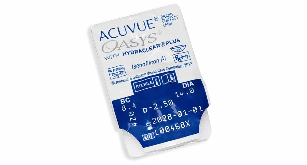 ACUVUE OASYS HYDRACLEAR PLUS Lenti a Contatto Quindicinali Protezione UV -7.00 BC 8.4 DIA 14.0 12 Lenti