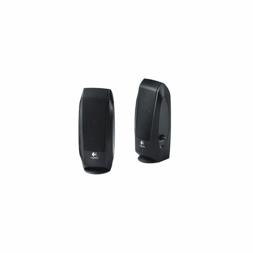 Logitech LGT-S120 Set di Altoparlanti, Modello UK, Nero