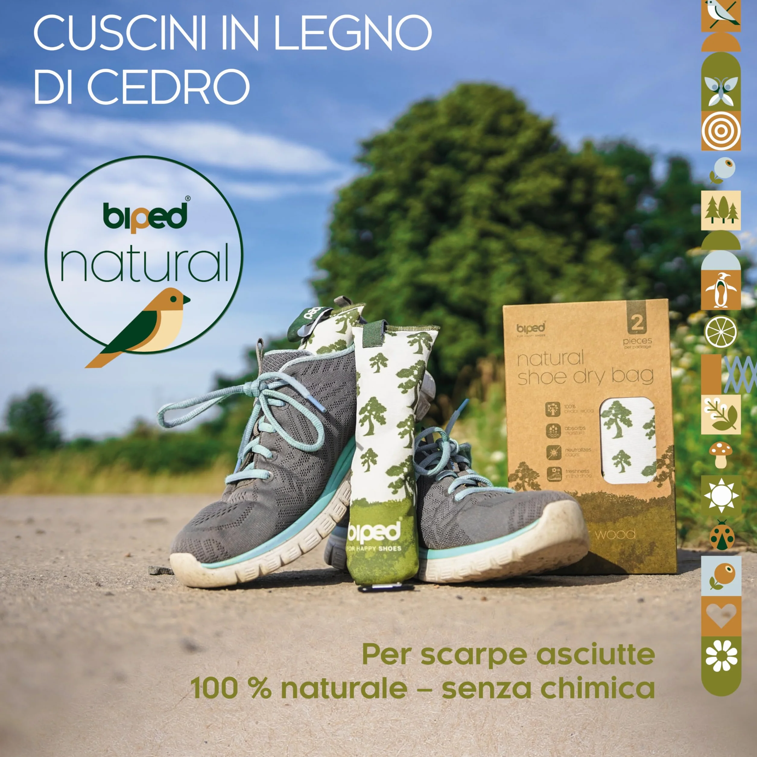 Cedro naturale asciuga scarpe in legno 1 paio cuscinetti deodoranti senza sostanze chimiche