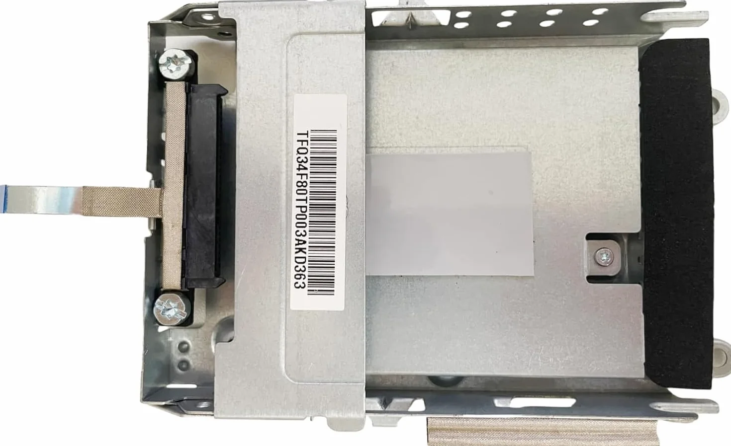 Caddy Set completo per disco rigido SATA da 2,5 "Connettore SSD Flex Cable Stand Viti originali - P/N F80 DD0F80HD000 Compatibile con HP 400 G4 600 G5 DM Mini PC
