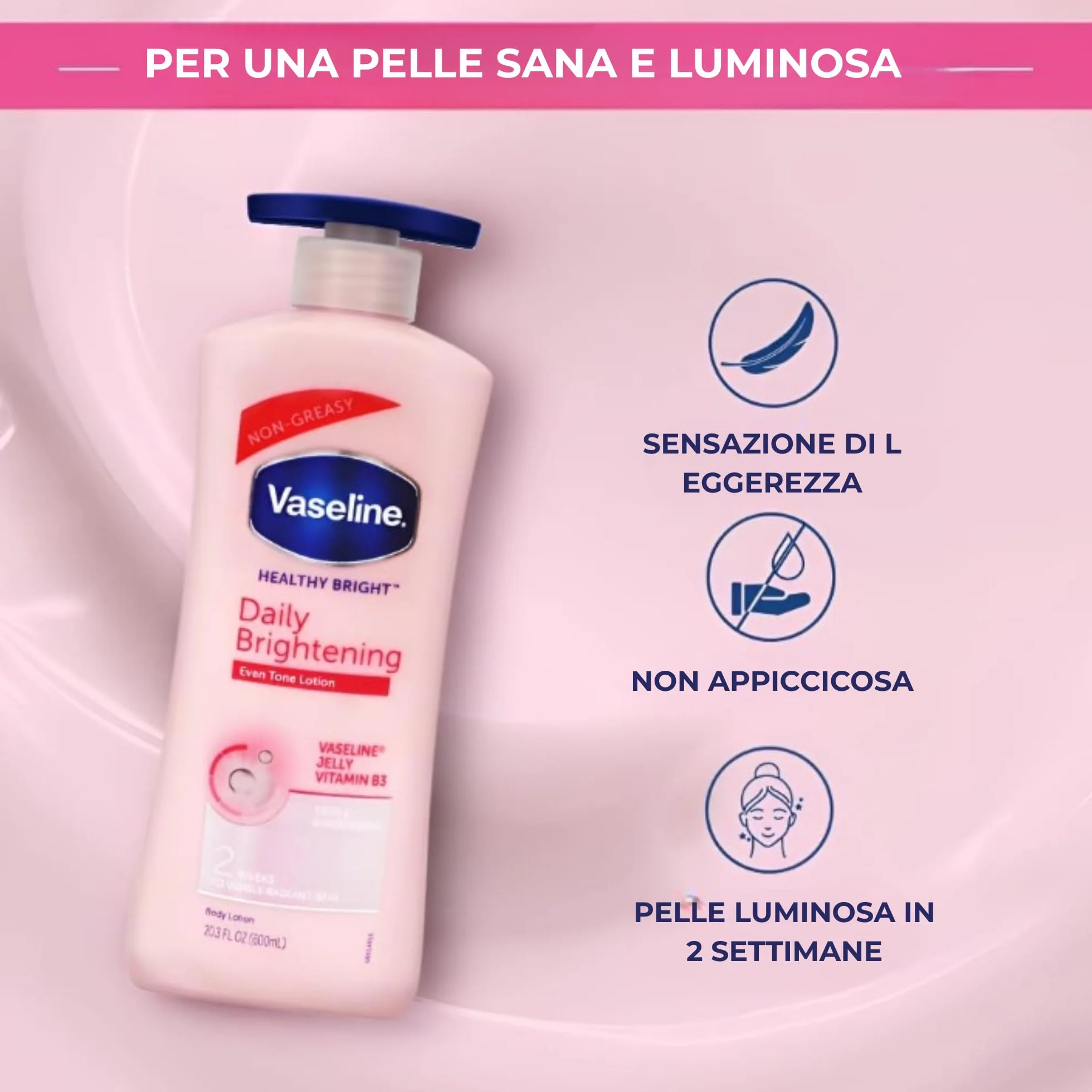 Vaseline Daily Brightening Even Tone Lotion 600 ml