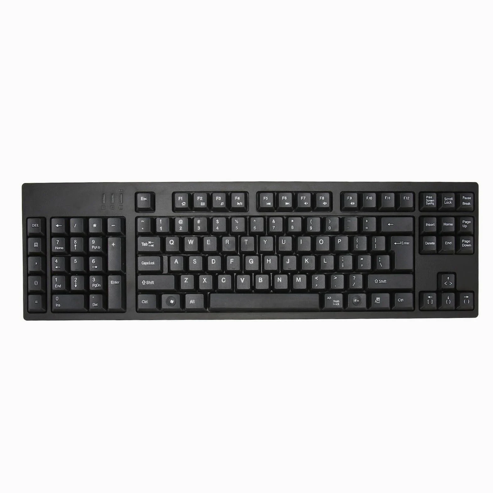 Alomejor Left Handed Keyboard with Ergonomic Layout | Connessione di tipo C, design a 109 tasti, plug and play, materiale ABS, adatto per utenti mancini