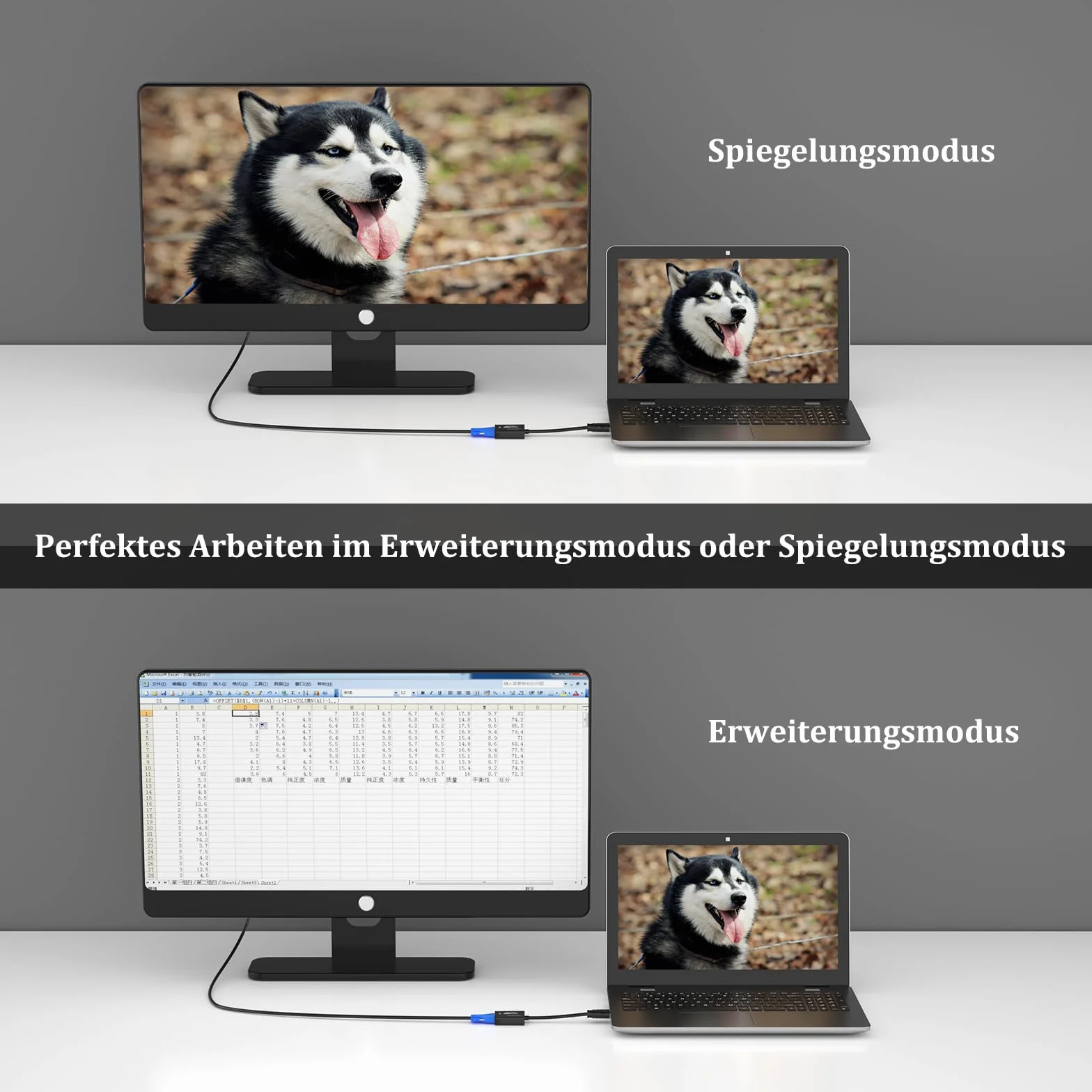 MT-VIKI Adattatore da HDMI a VGA, adattatore da HDMI a VGA 1080P, compatibile con computer desktop, laptop, PC, monitor, proiettore HDTV, Chromebook Roku Xbox e più 1 pezzo