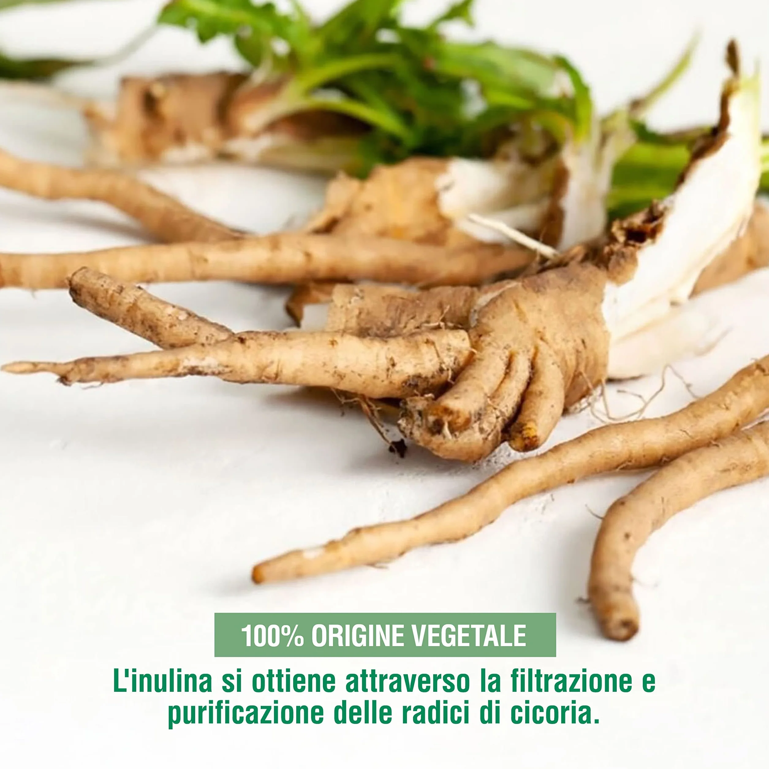 VITATIV Inulina da Cicoria in Polvere Pura 500g Fibra Vegetale Prebiotica