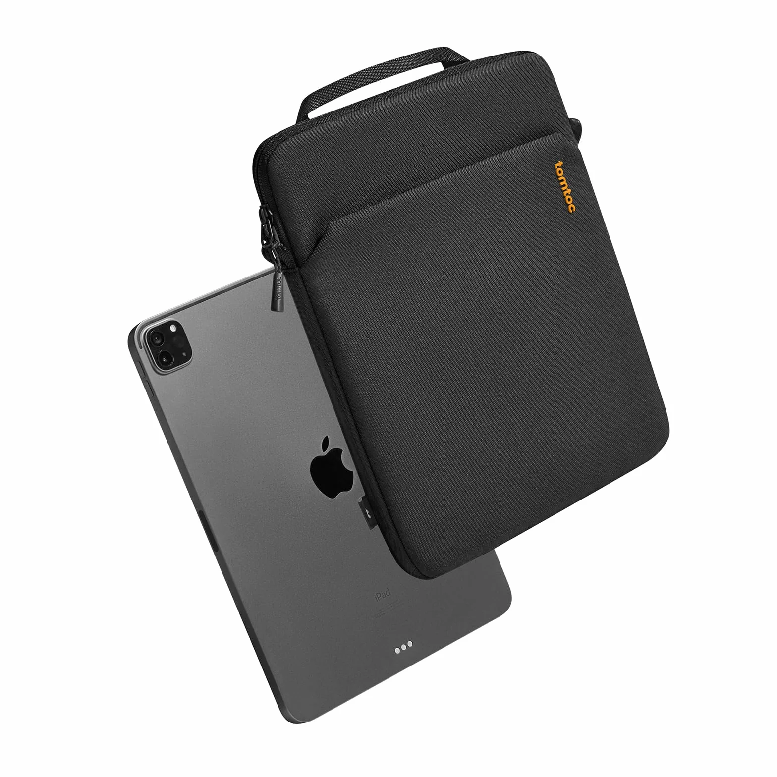 tomtoc Slim Borsa a tracolla per 13 Pollici iPad Pro M4 2024 & iPad Air M3/M2 2025-2024, 12,9'' iPad Pro 6/5/4 M2&M1, Tessuto Ecologico, Misura per iPad Pro con Magic Keyboard e Smart Keyboard Folio