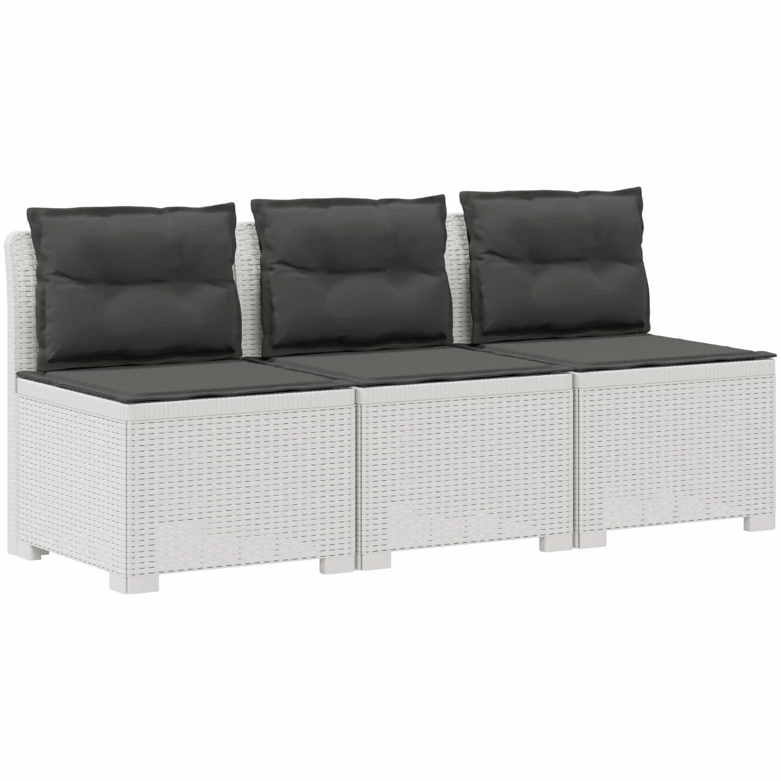 Supporto per monitor in legno massiccio di pino, 100 x 27 x 15 cm, bianco | Rialzo ergonomico per monitor per home office e studio con pratico spazio per tastiera.