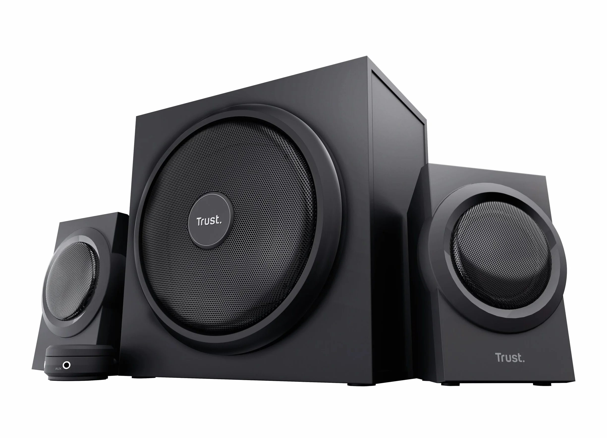 Trust Yuri Set 2.1 Subwoofer Casse PC 120 W Legno Driver 5.25 Pollice