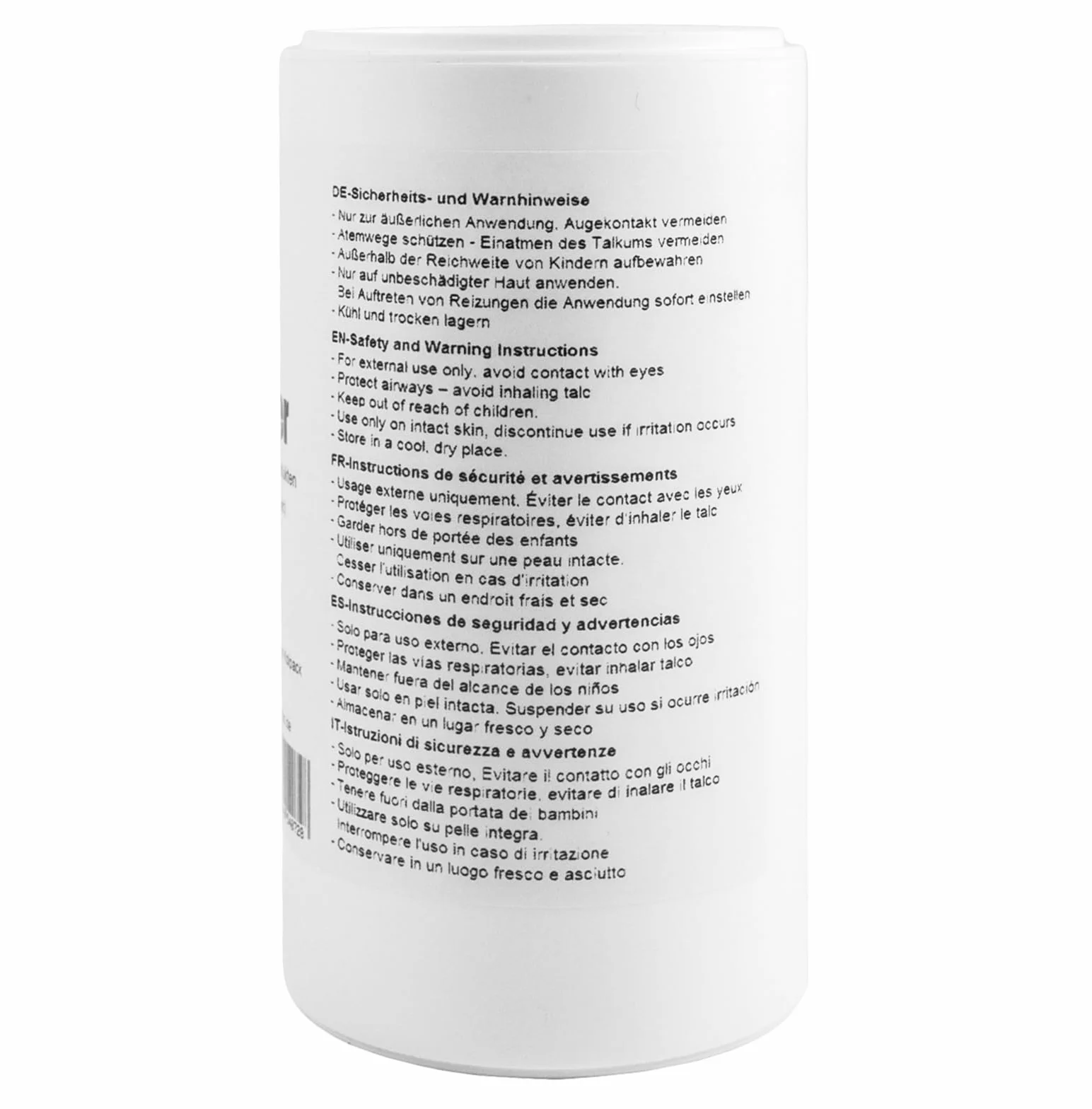 Latexpuder 100g, polvere per lattice, 100% talco, aiuto per l'infilatura