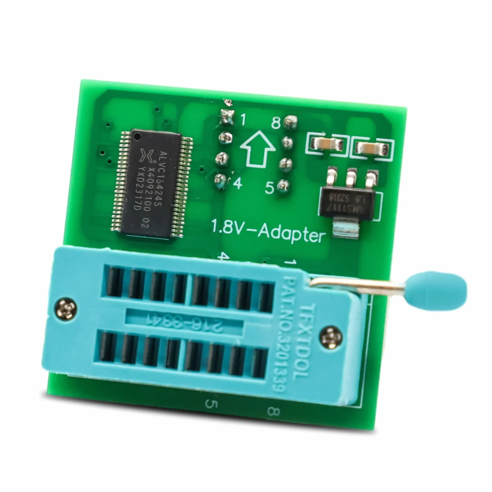 SOIC8 SOP8 Test Clip per EEPROM 25CXX / 24CXX, Programmatore USB BIOS CH341A + Adattatore da 1,8 V per 24 Serie 25 Flash