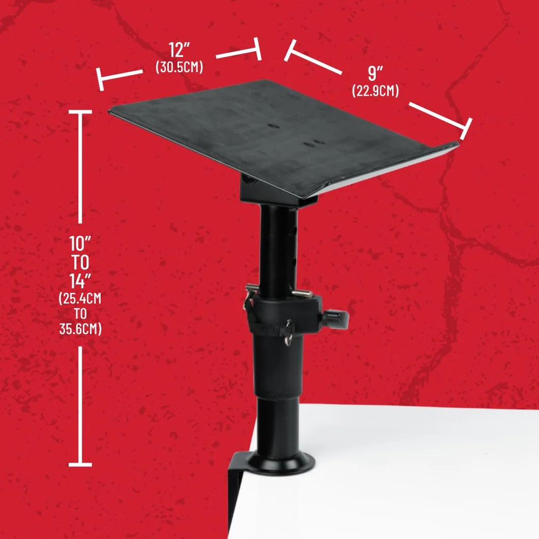 Gator Frameworks, Supporto Clampable per Laptop da Scrivania con Altezza Regolabile (GFWLAPTOP2500)