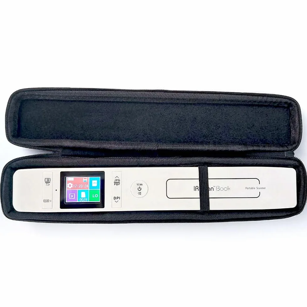 Custodia rigida per scanner portatili IRIScan Book 3, 5, 5 WiFi, IRIScan 7