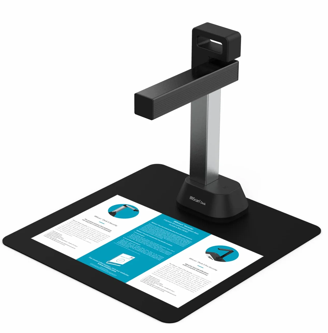 IRIScan Desk 6 - Scanner Documenti Libro Professionale, Funzione OCR, PDF, Windows e MacOS, Max scansione A4, USB 2.0 Velocità Scan 0,75sec per pagina