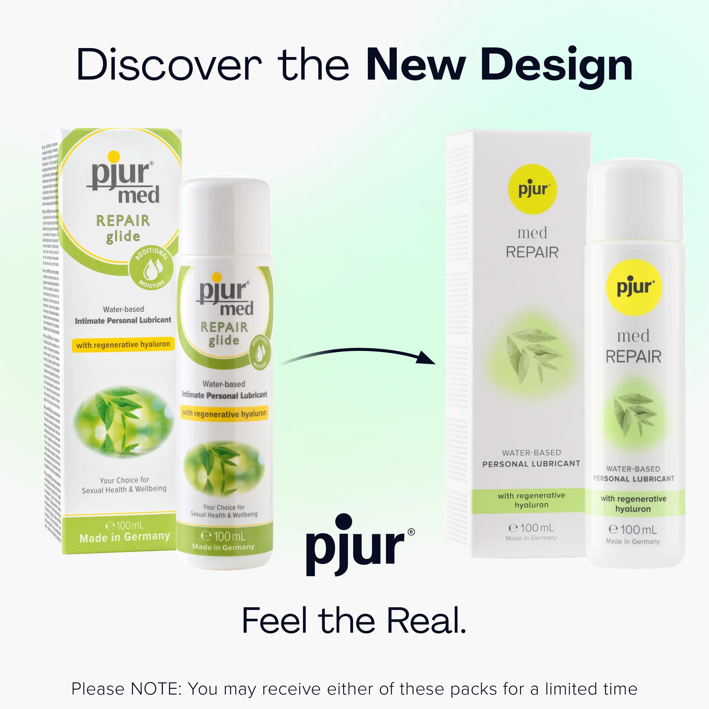 Pjur Med REPAIR Gel lubrificante medicinale a base d’acqua 100ml con acido ialuronico