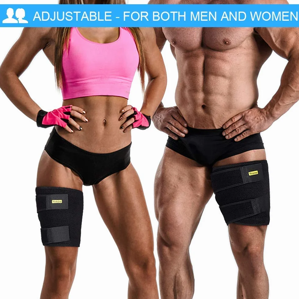 Fascia Coscia Compressione Neoprene Antiscivolo per Dolori Inguine Coscia Nervo Sciatico