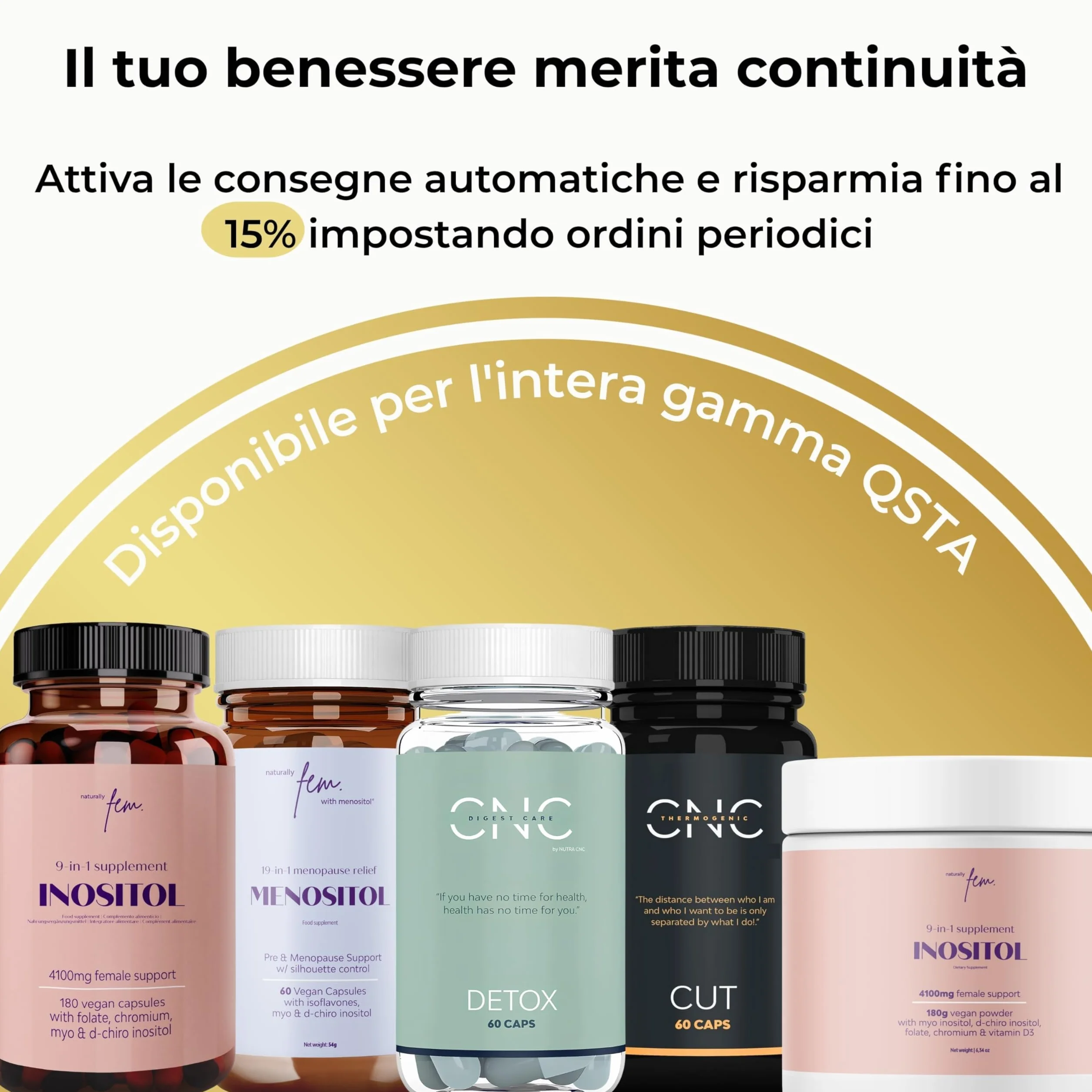 Myo Inositolo e D-Chiro Inositolo Integratore 4100mg - Capsule Vegane - Supporto Metabolico, Equilibrio Ormonale - 9-in-1, Folato 5-MTHF, Cromo, Zinco, Vitamine B6, B12, D3