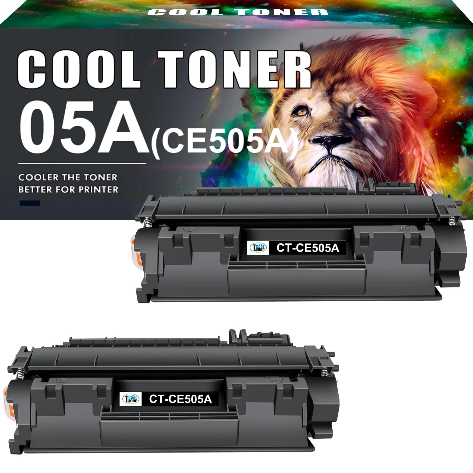 05A CE505A CE505X Compatibile per HP LaserJet P2035 P2055DN P2035N P2055 | LaserJet P2035 P2055DN P2035N P2055 P2055D P2055X P2030 P2050 Nero 2-Pack