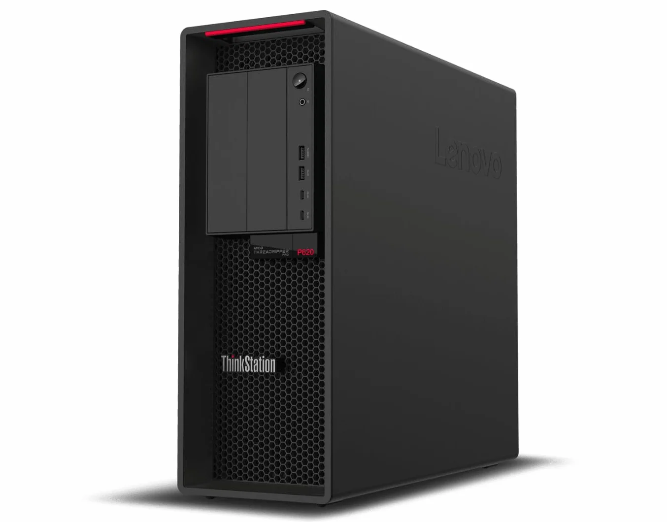 Lenovo ThinkStation P620 AMD Ryzen Threadripper PRO 5975WX 2TB SSD 64GB RAM Nvidia GeForce RTX 3080 Windows 11 Pro PC Ricondizionato