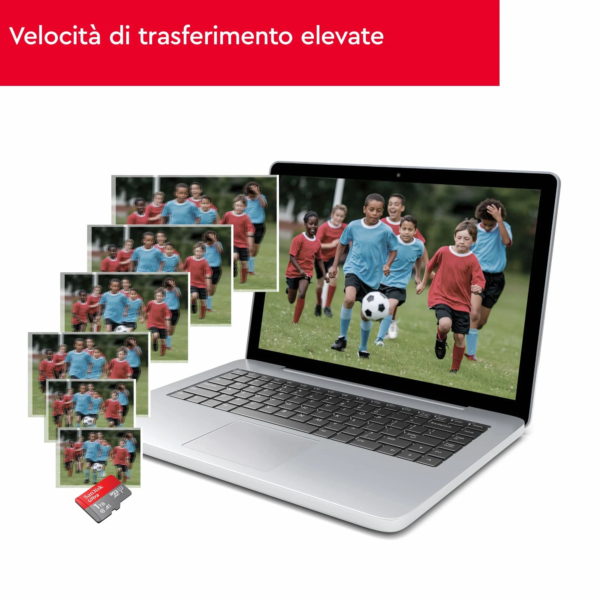 SanDisk 128 GB Ultra microSDXC UHS-I scheda, con adattatore SD, fino a 140 MB/s, prestazioni dell'app A1, Classe 10, U1. Twin Pack
