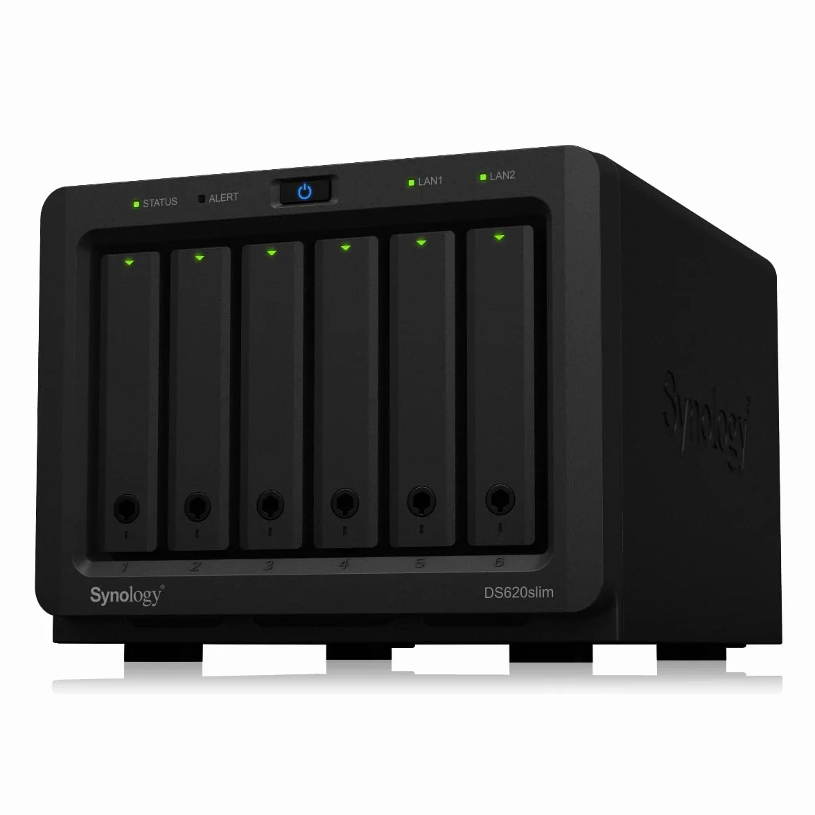 Synology DiskStation DS620slim 6-Bay NAS 2.5" SATA HDD/SSD 2x Gigabit LAN 2x USB 3.0 2GB RAM