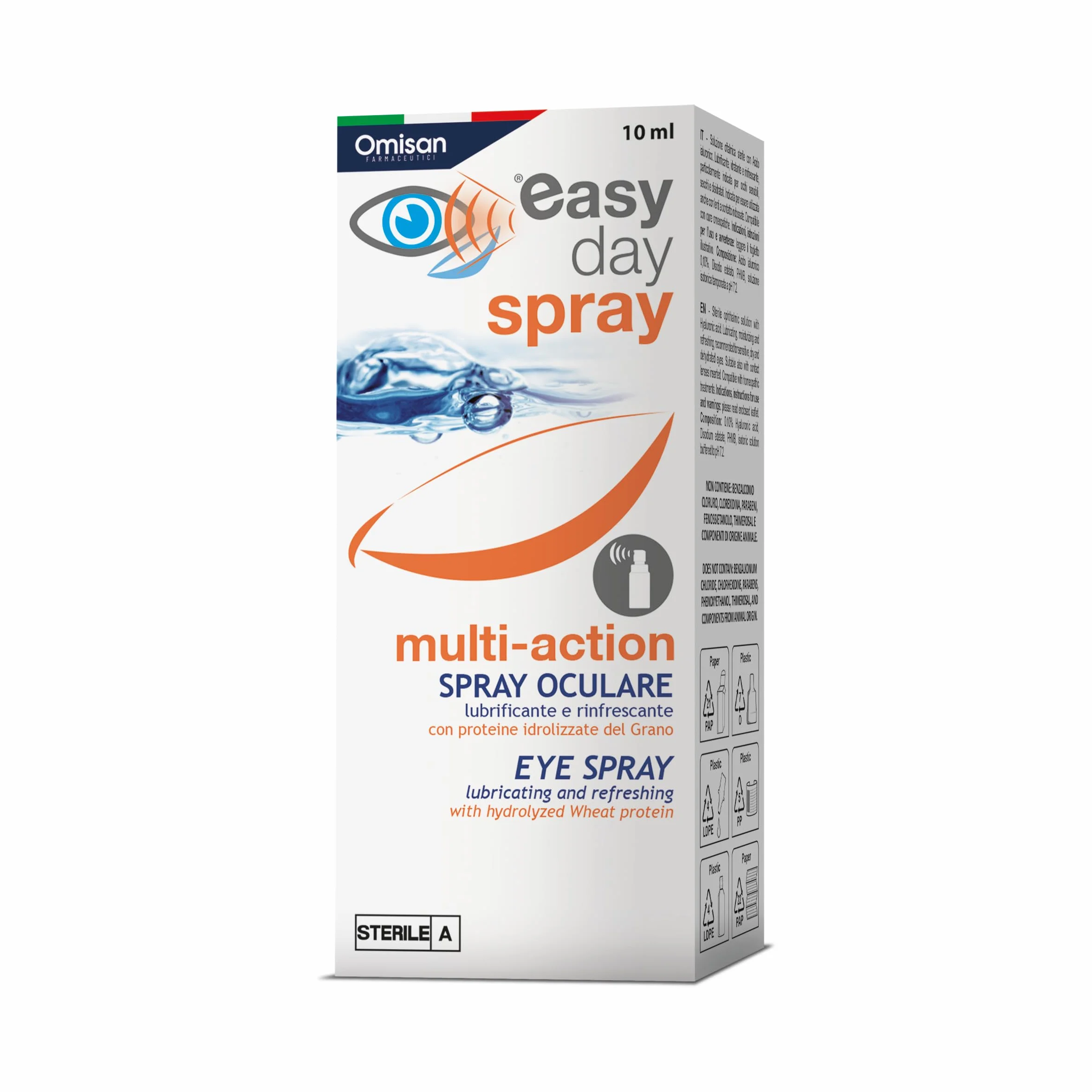 Spray Oculare Bianco 10 Millilitri Multi-Action