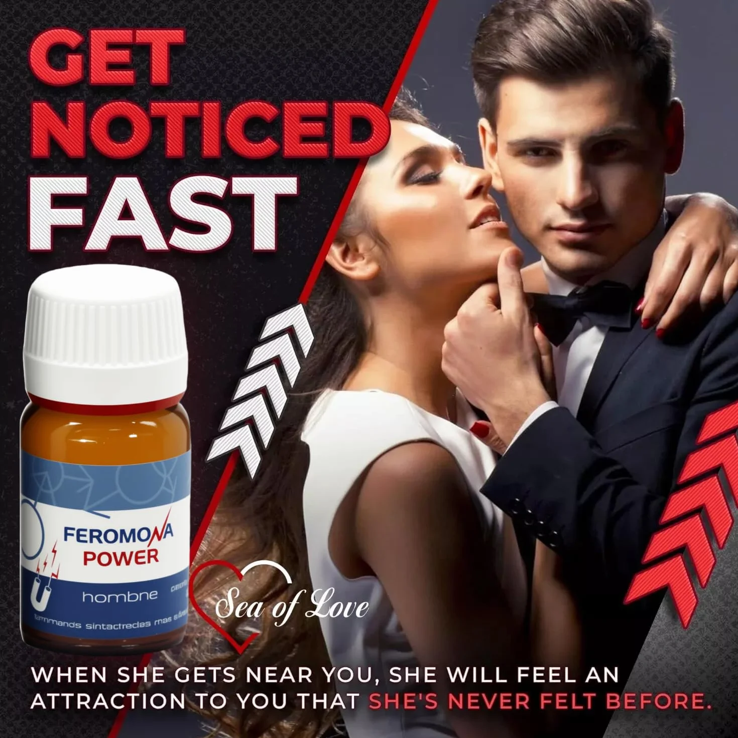 Feromona Power Pheromone Parfum Uomo Alpha | Concentrato feromoni per uomini senza profumo alfa feromone maschile